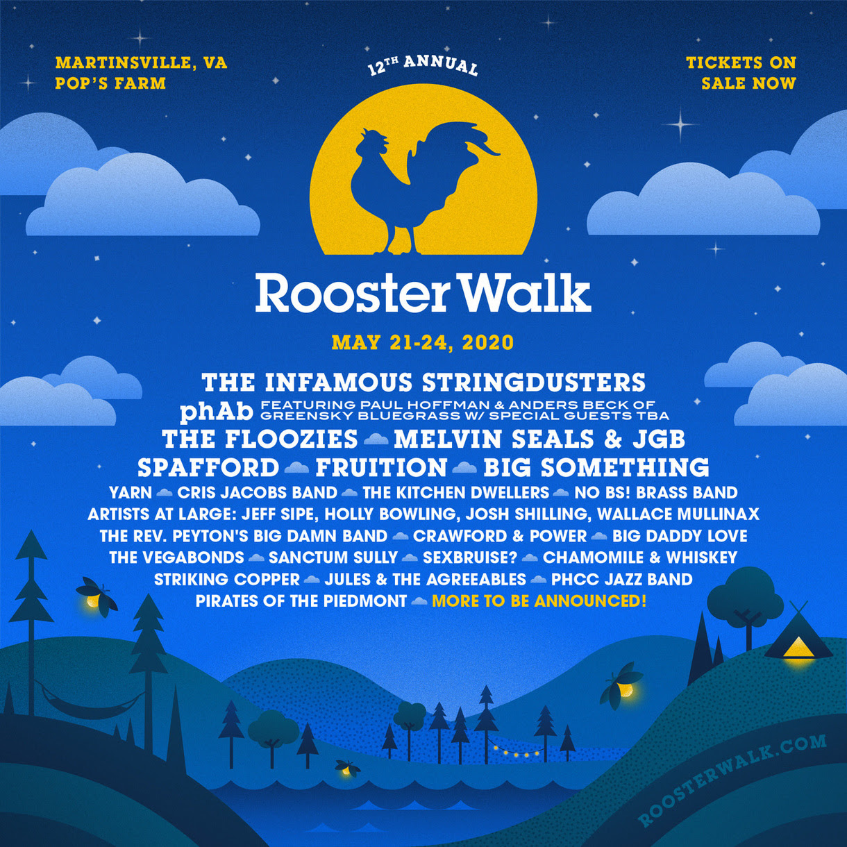 Rooster Walk adds 14 more bands to Memorial Day weekend festival