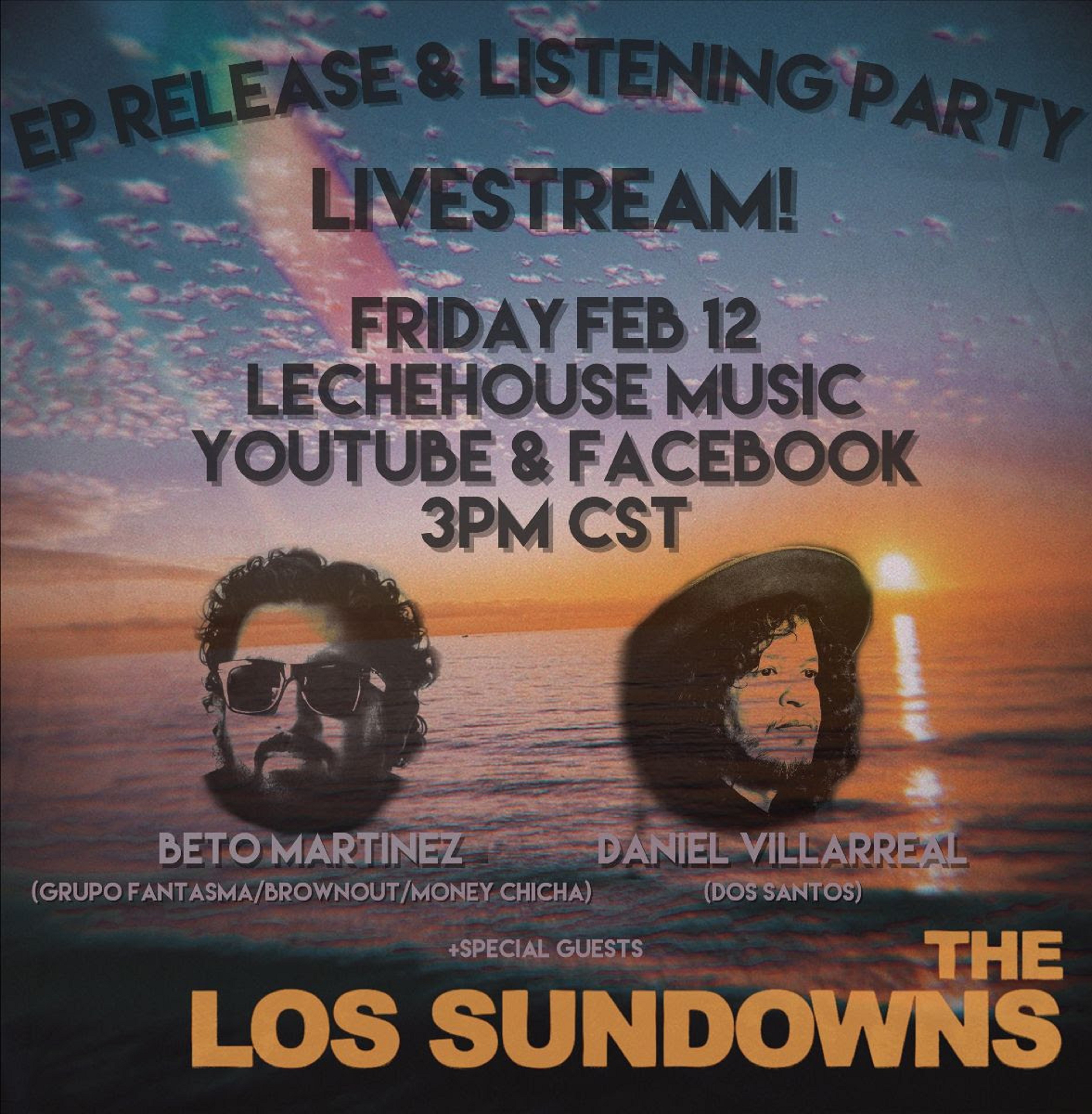 THE LOS SUNDOWNS (BETO MARTINEZ & DANIEL VILLARREAL) EMBODY 60’S LATIN PSYCHEDELIC SOUL ON SELF TITLED DEBUT