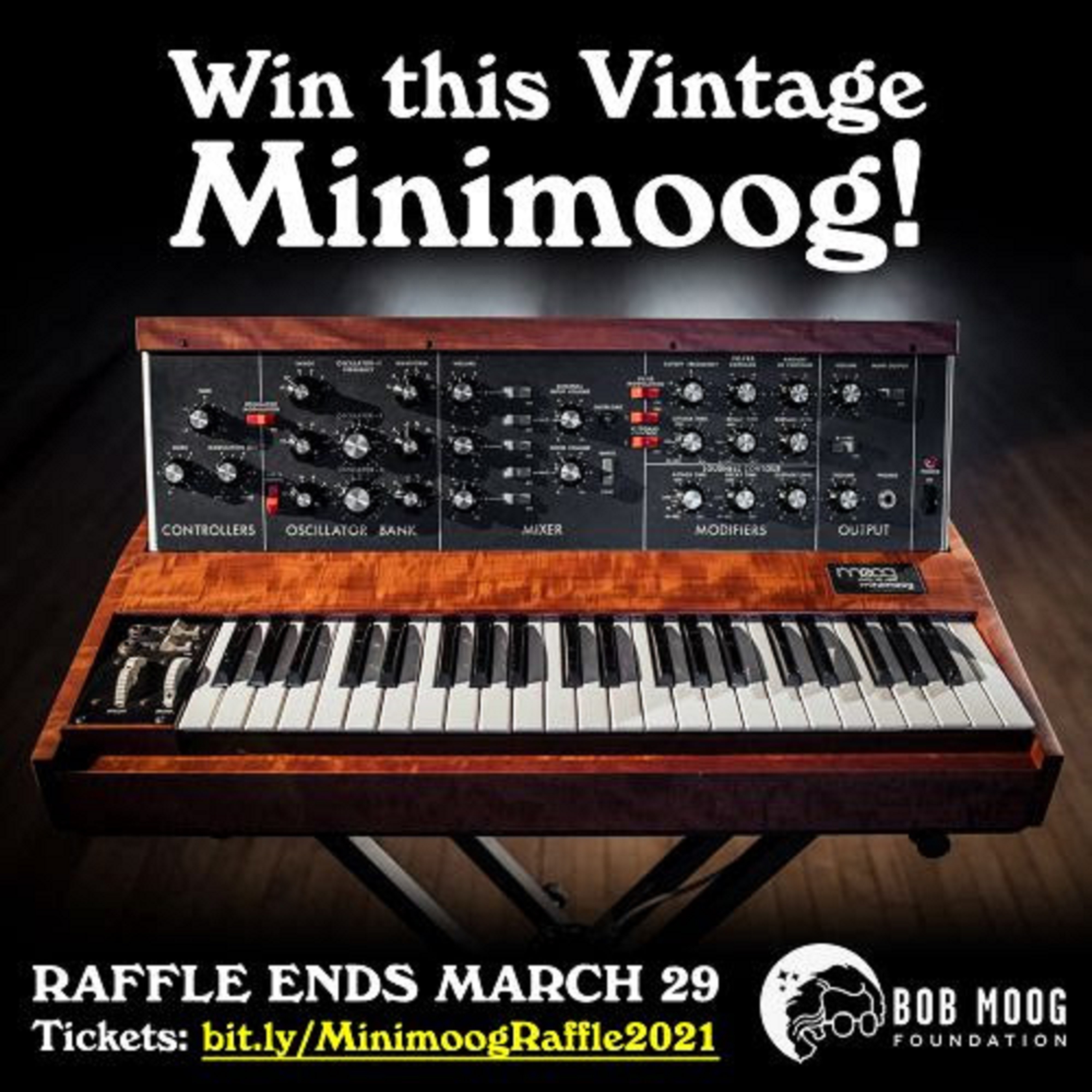 Bob Moog Foundation Announces 2021 Minimoog Raffle