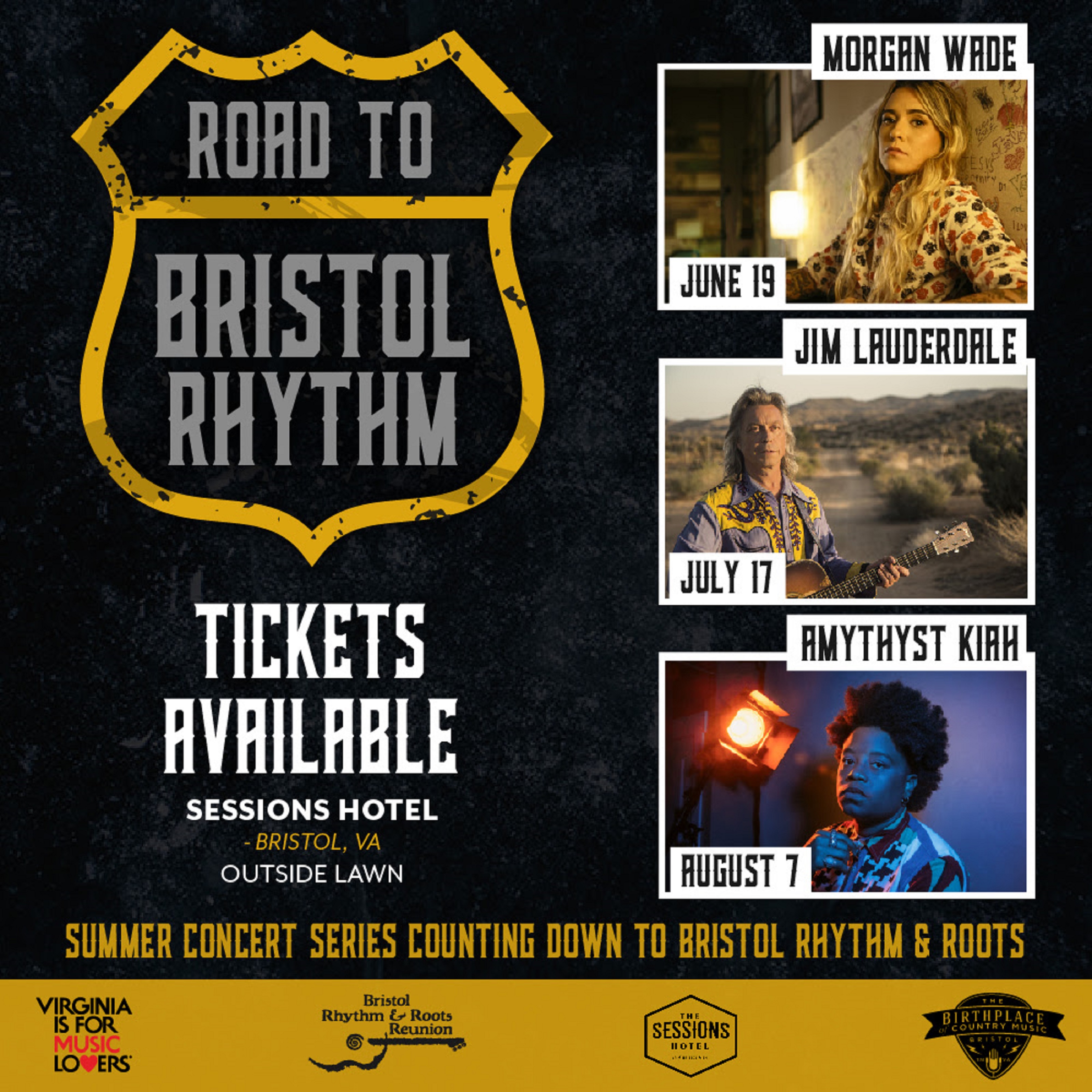 Road to Bristol Rhythm Concert Series Announced