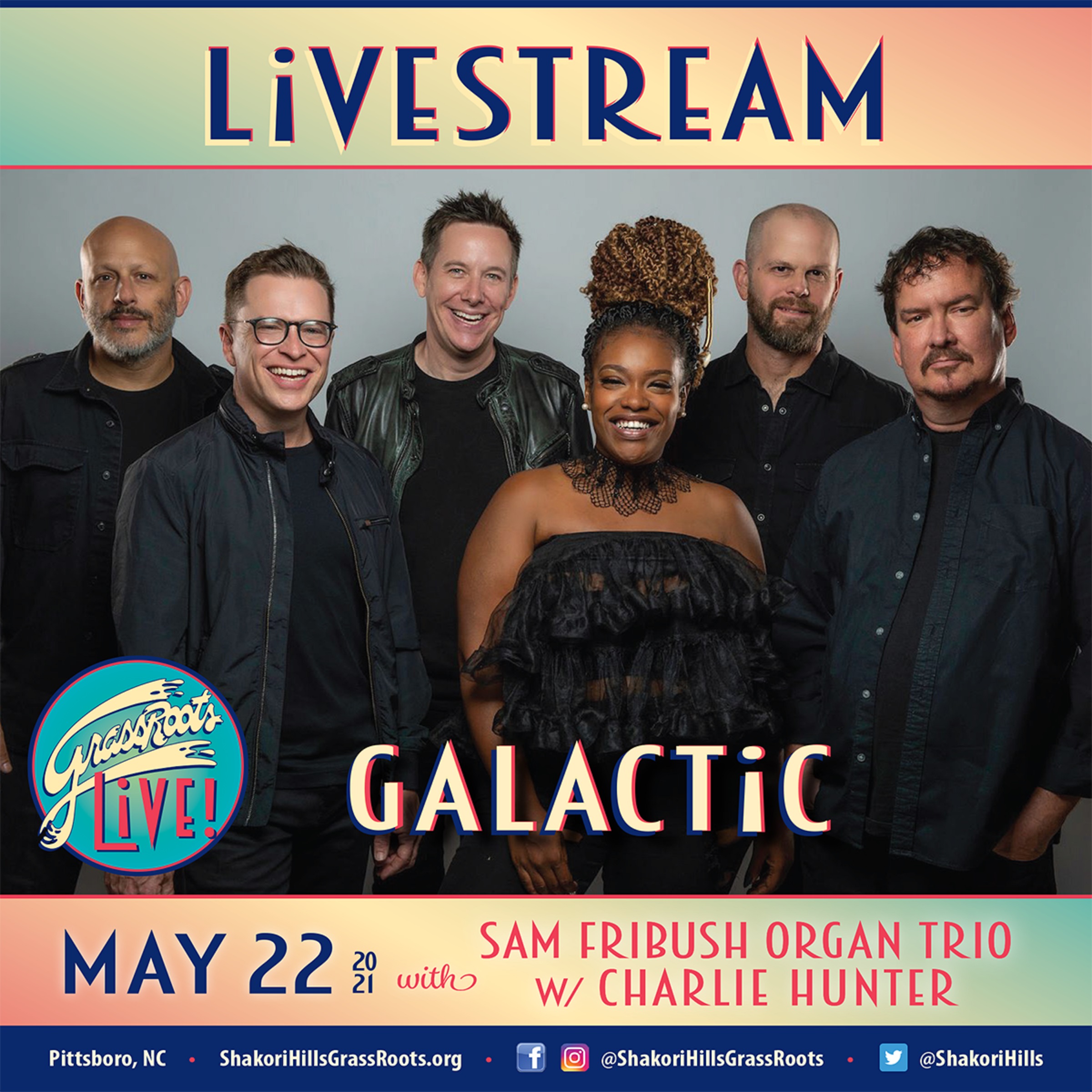Watch Galactic Live from Shakori Hills GrassRoots Tonight!