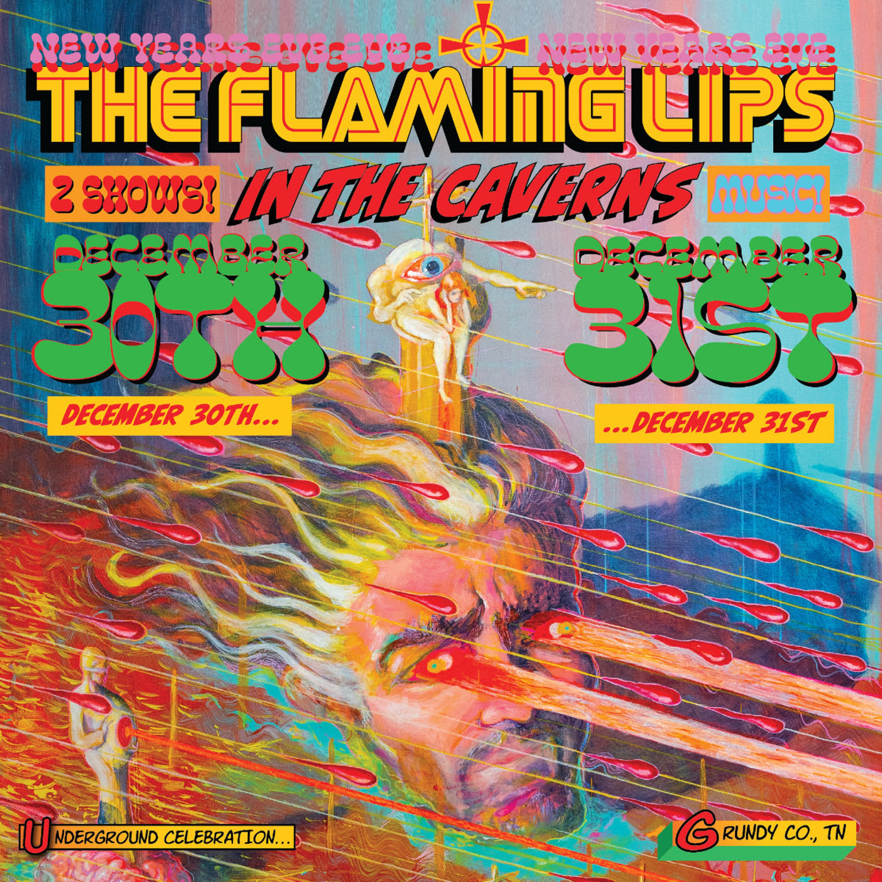 The Flaming Lips Ring In 2022 Underground Inside The Caverns