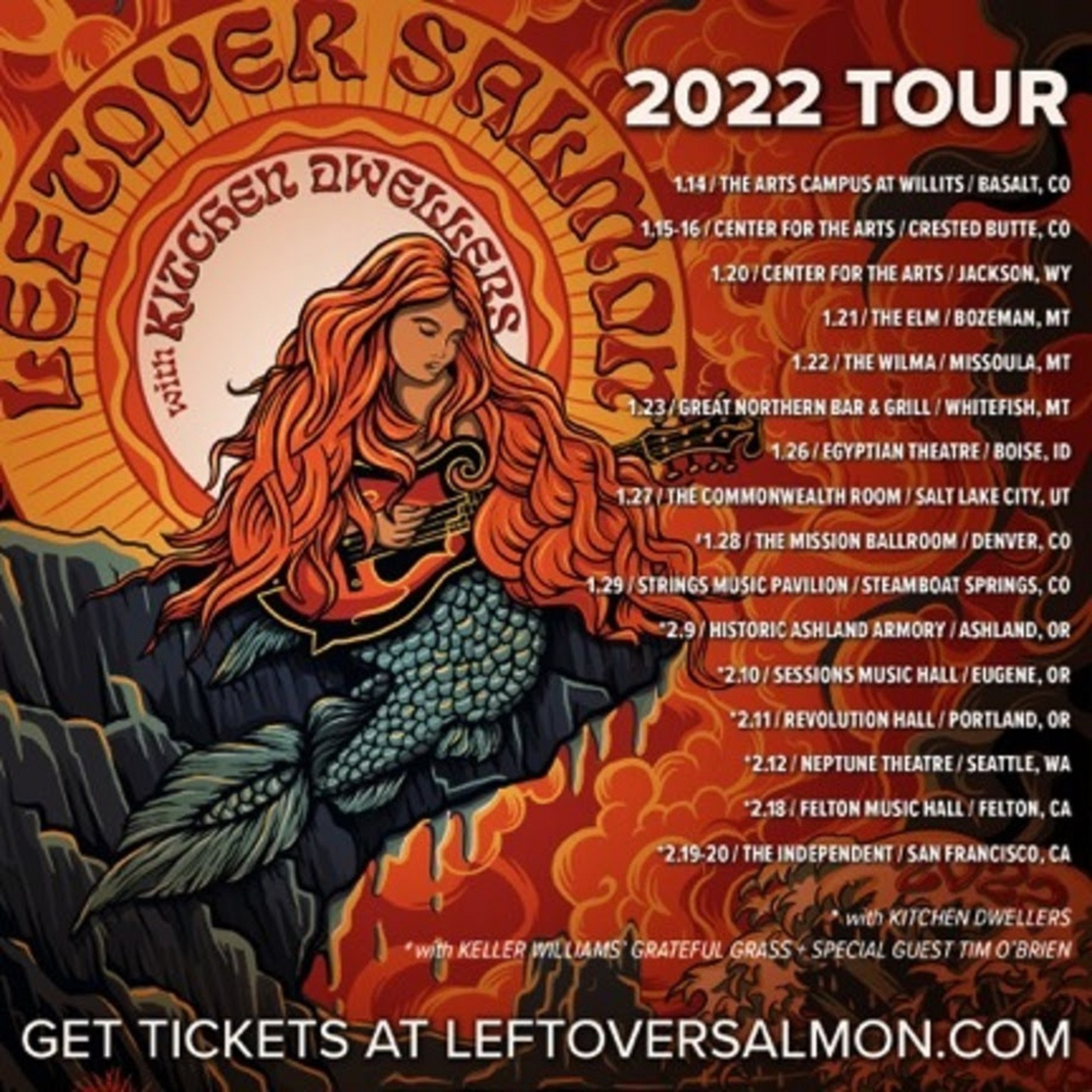 LEFTOVER SALMON announce Winter 2022 West Coast Tour Dates |