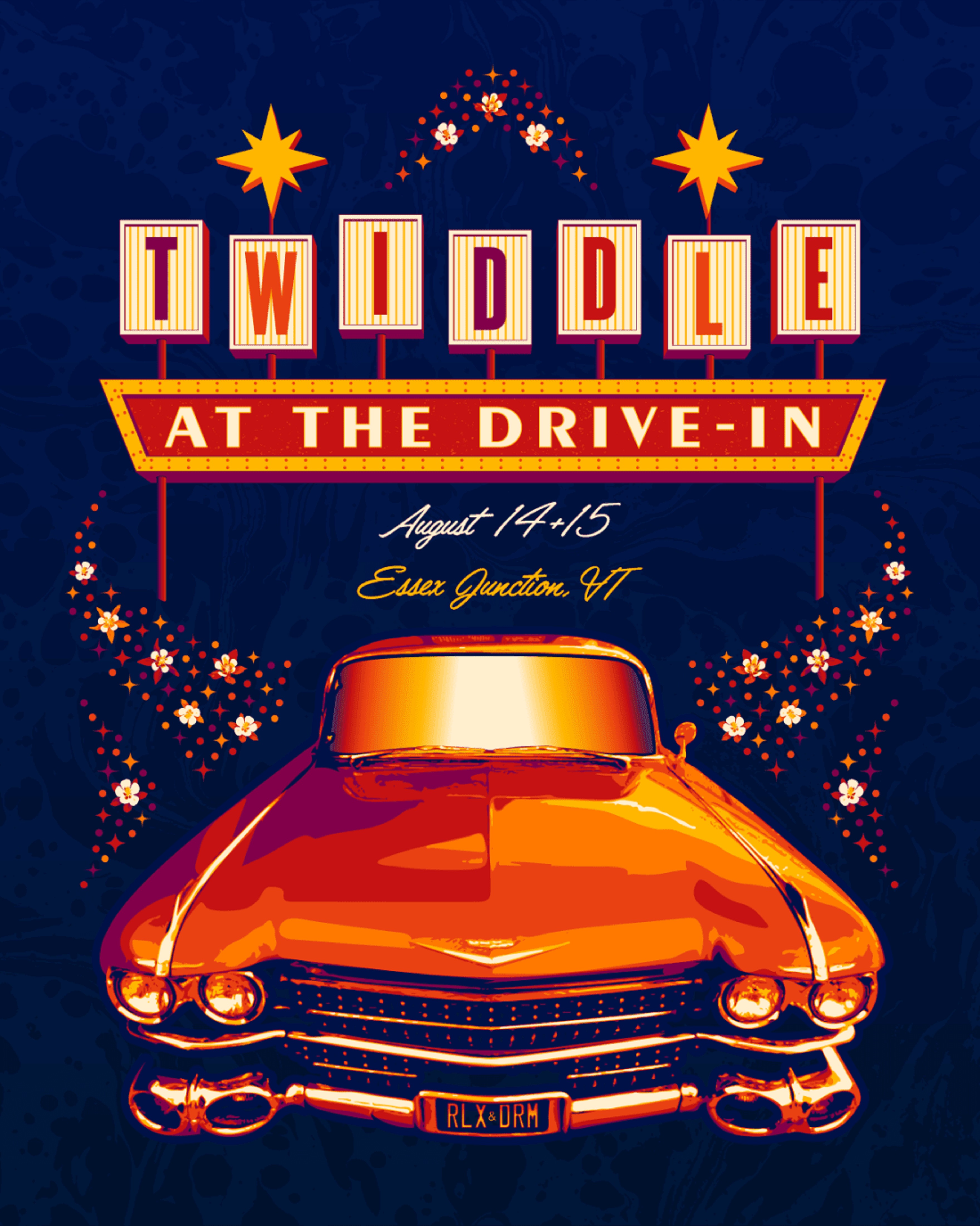 Twiddle live at the Higher Ground Drive-In Experience August 14 and 15