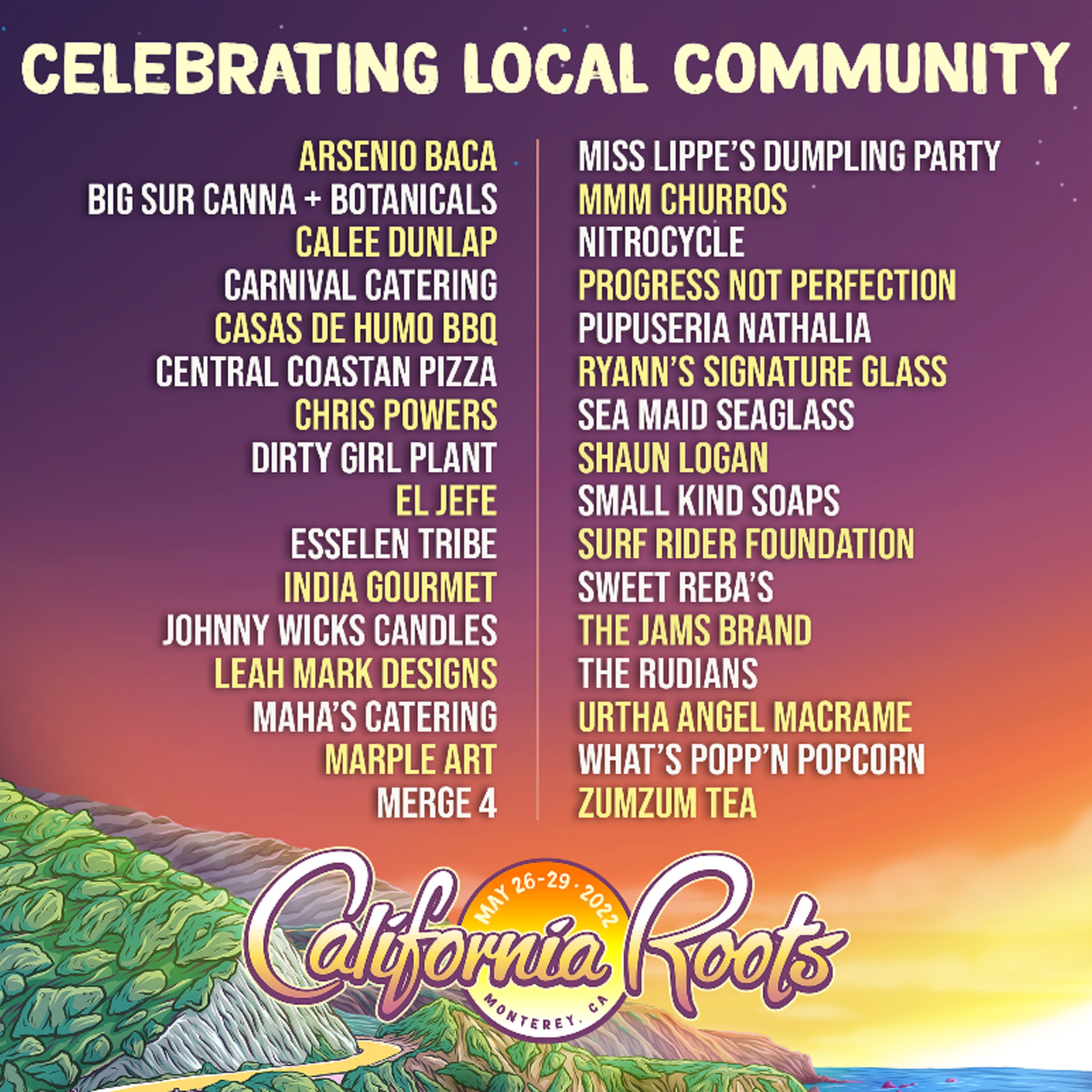 Local Artists, Vendors, Nonprofits & Musicians Take Center Stage at Cali Roots!