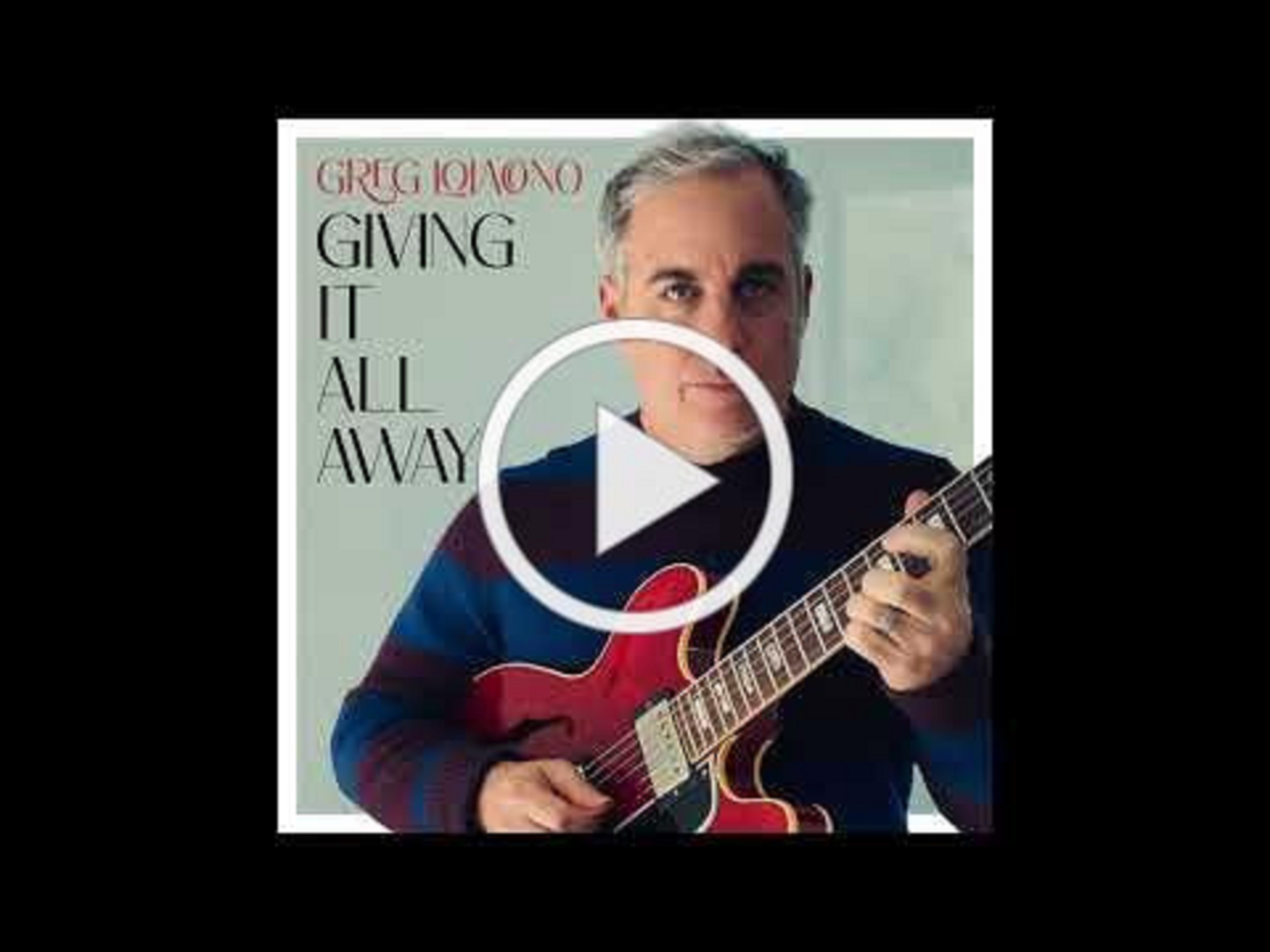 GREG LOIACONO (The Mother Hips) releases a new single and video for "Giving It All Away"