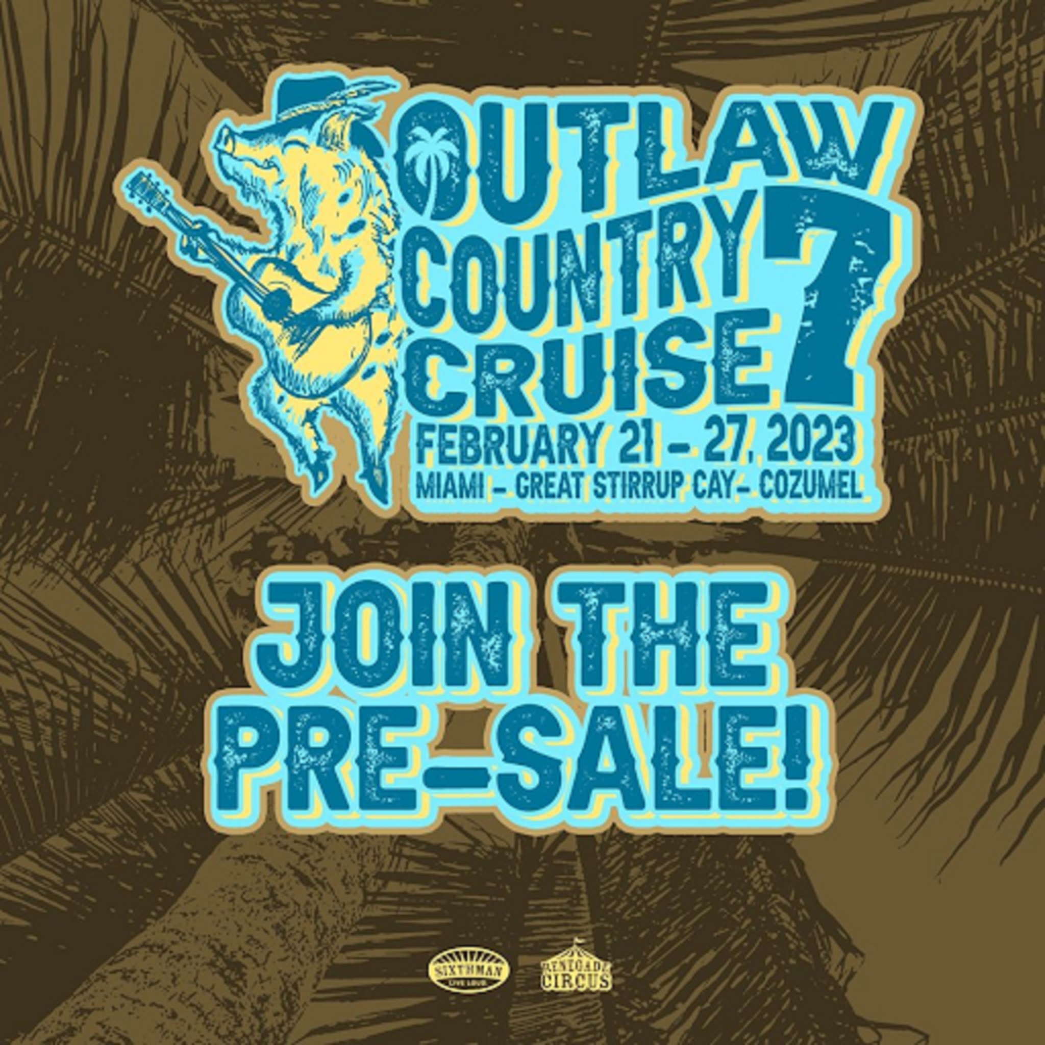 Stevie Van Zandt and Sixthman unveil Outlaw Country Cruise 7