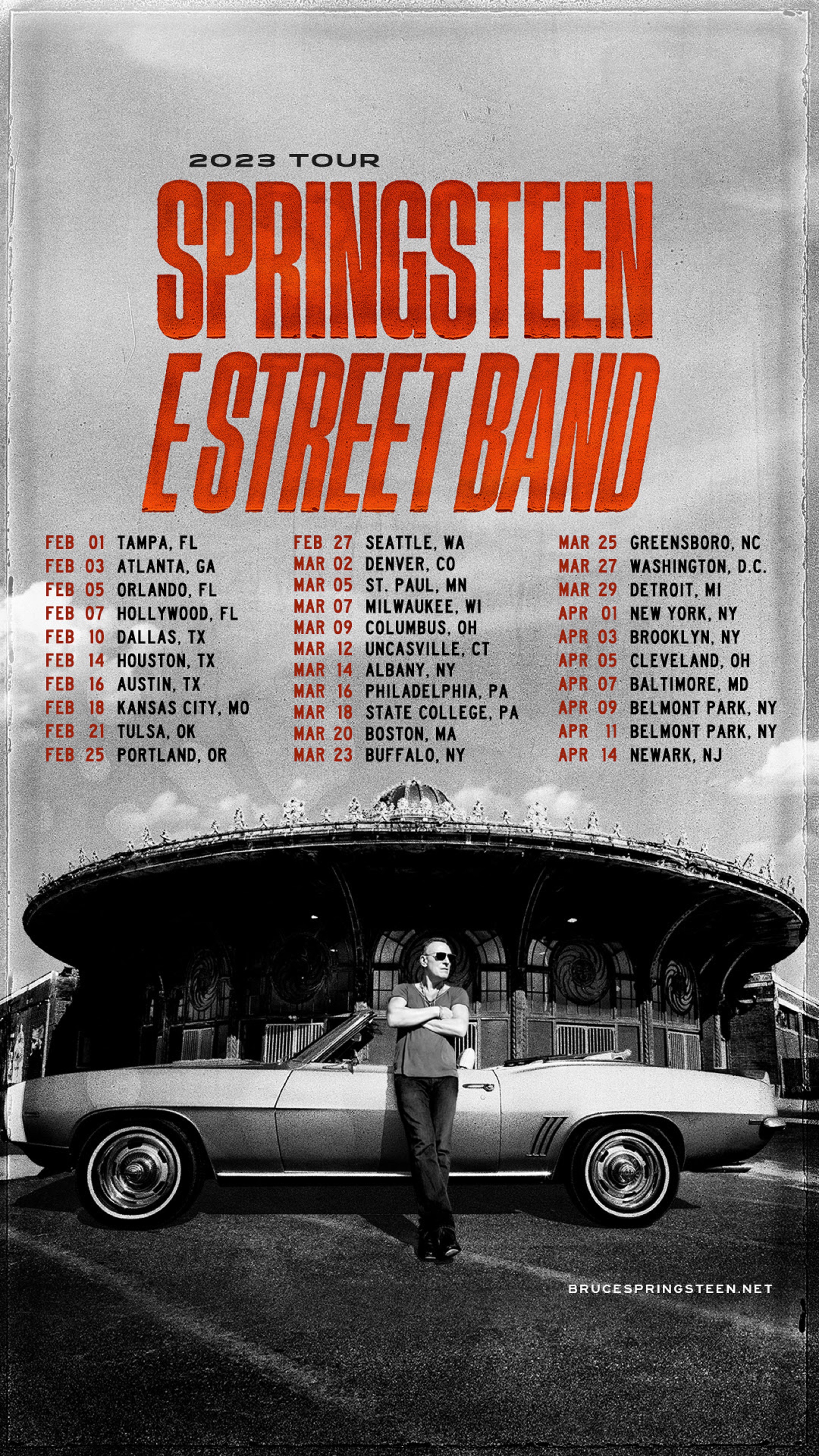 Bruce Springsteen and The E Street Band Announce First 2023 United States Tour Dates
