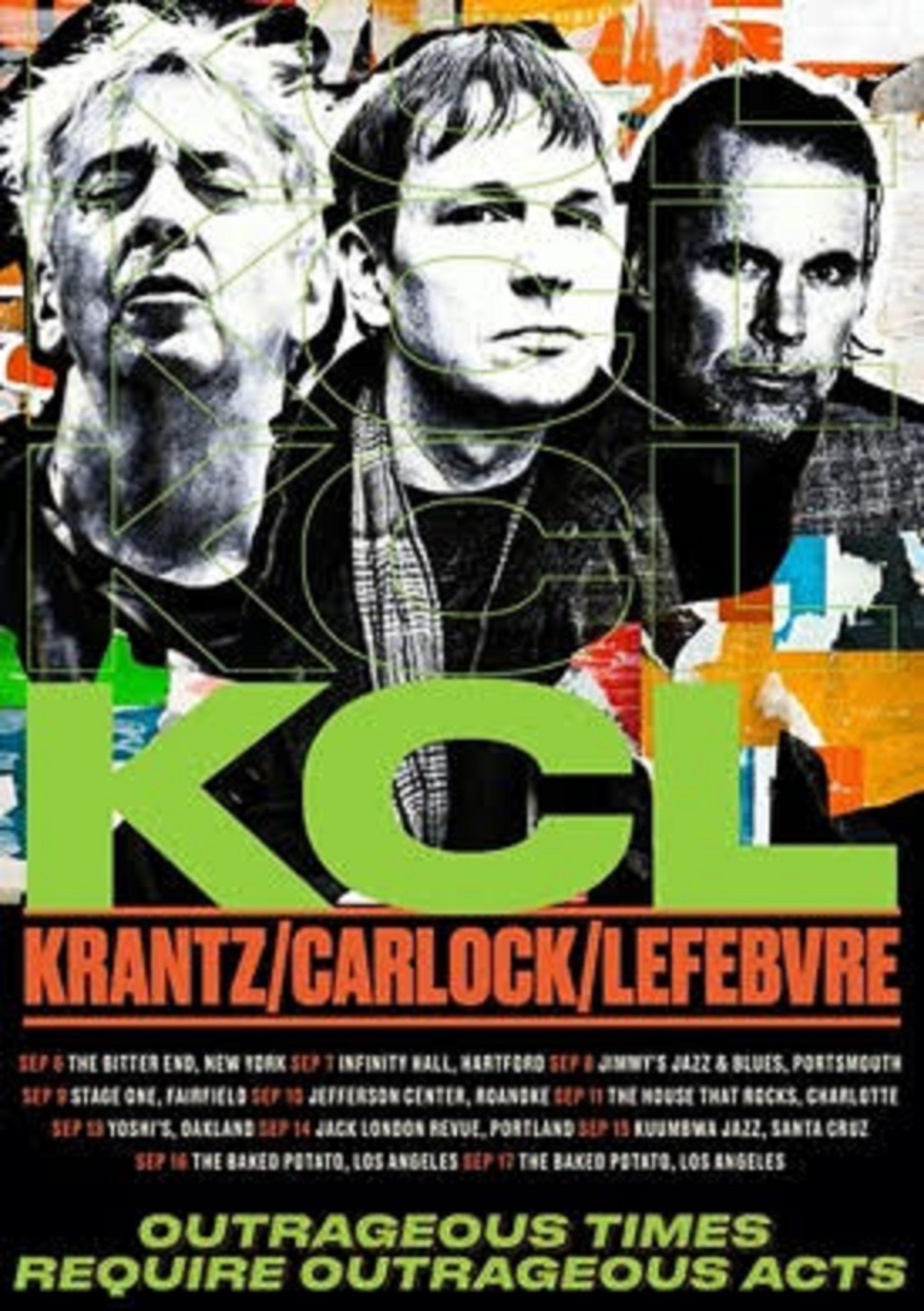 Supergroup KCL ~ Wayne Krantz, Keith Carlock, Tim LeFebvre ~ Announce Fall Tour