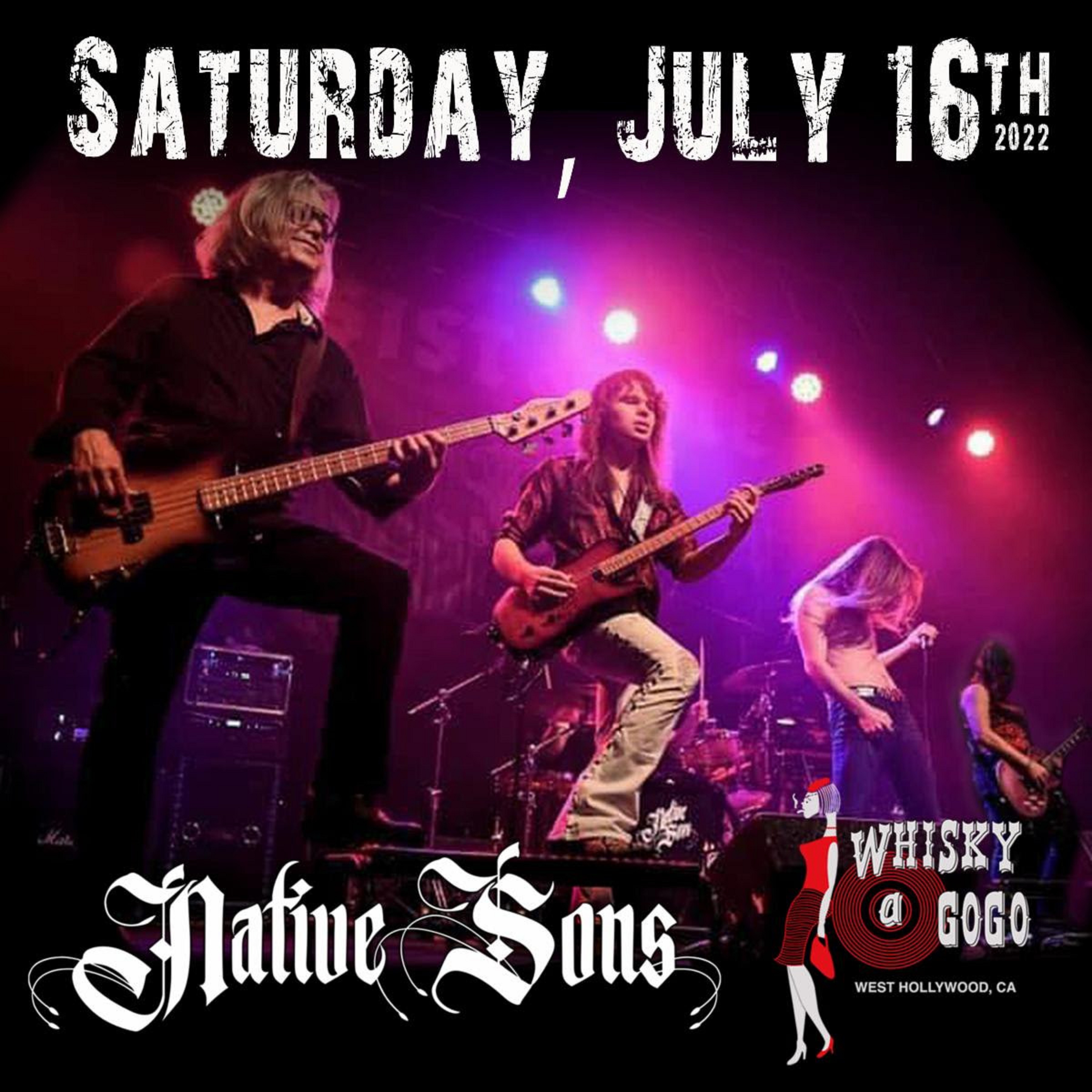 Native Sons to play the Whisky A Go-Go tonight