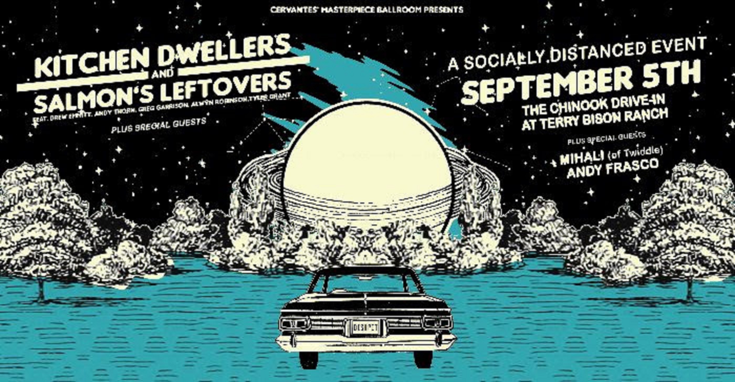 Mihali & Frasco Join Kitchen Dwellers & Salmon's Leftovers at Chinook Drive-In Sept 5th