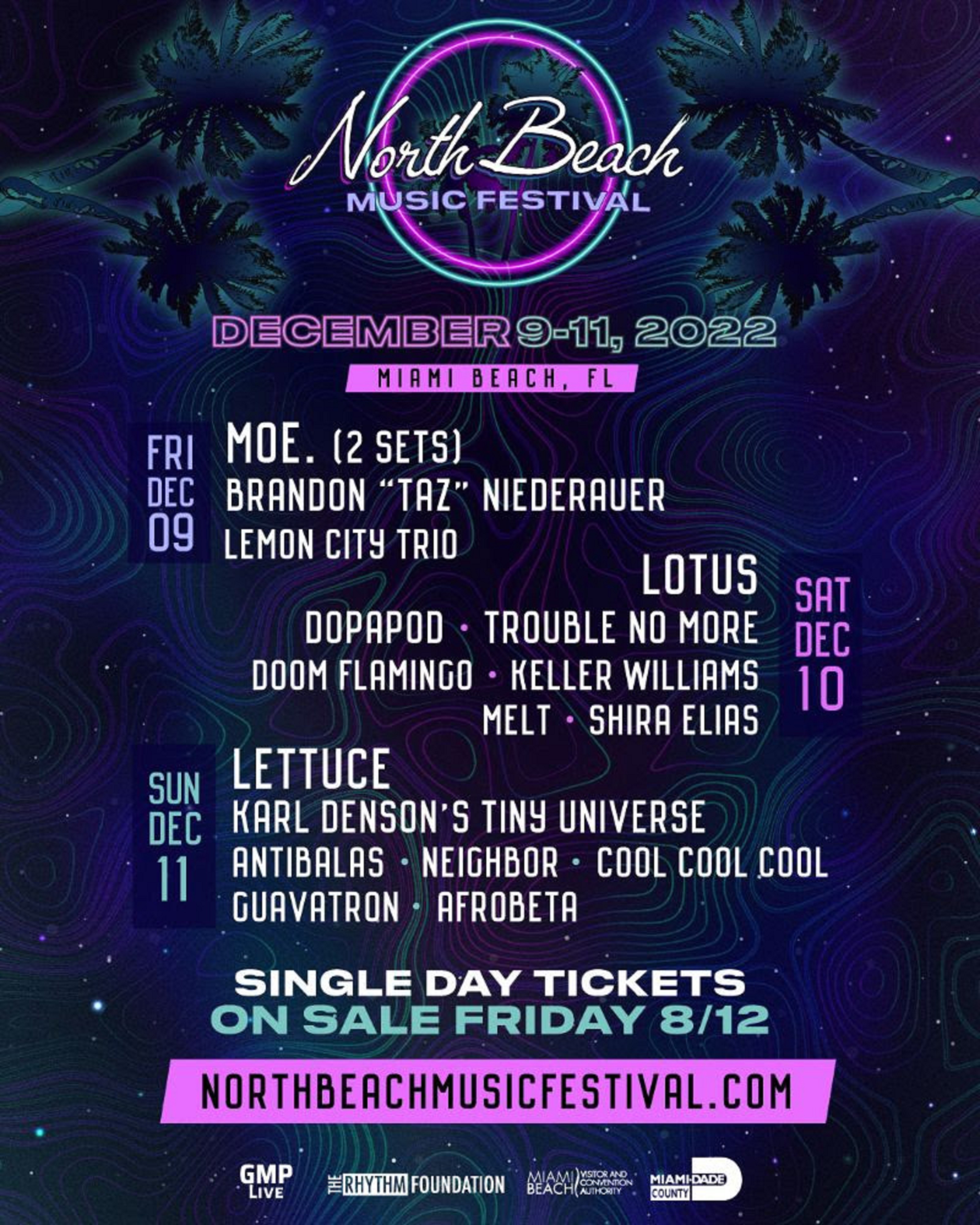 North Beach Music Festival Drops Daily Lineups & Ticket Options