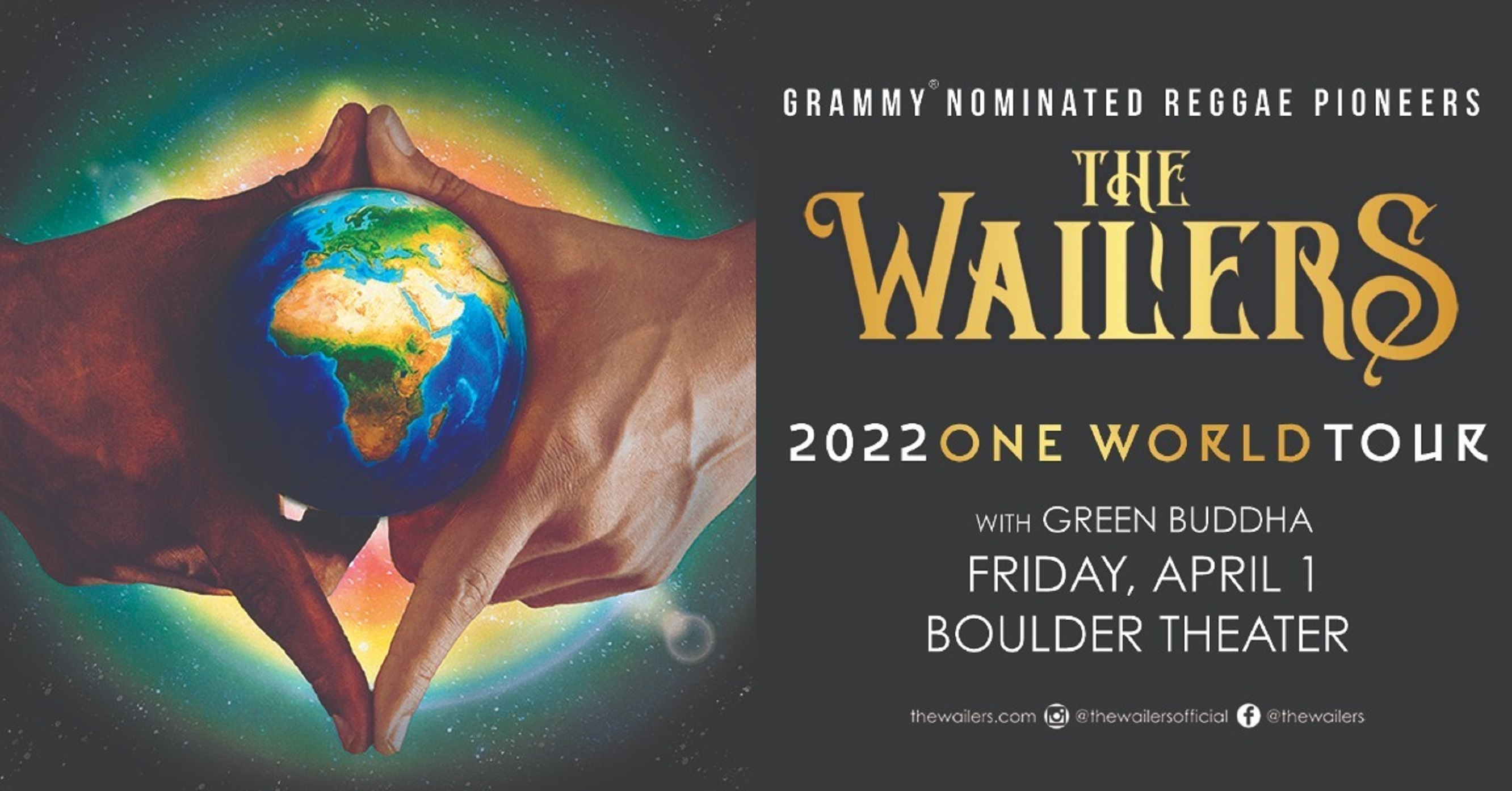 The Wailers to play Boulder Theater on April 1st, 2022