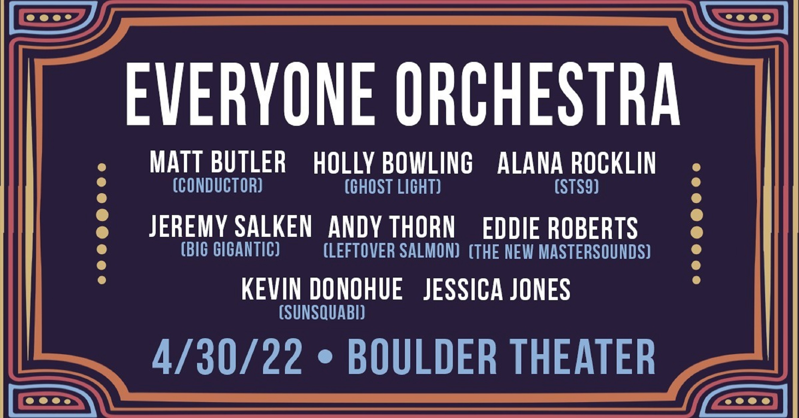 Everyone Orchestra to play The Fox Theatre April 30th, 2022