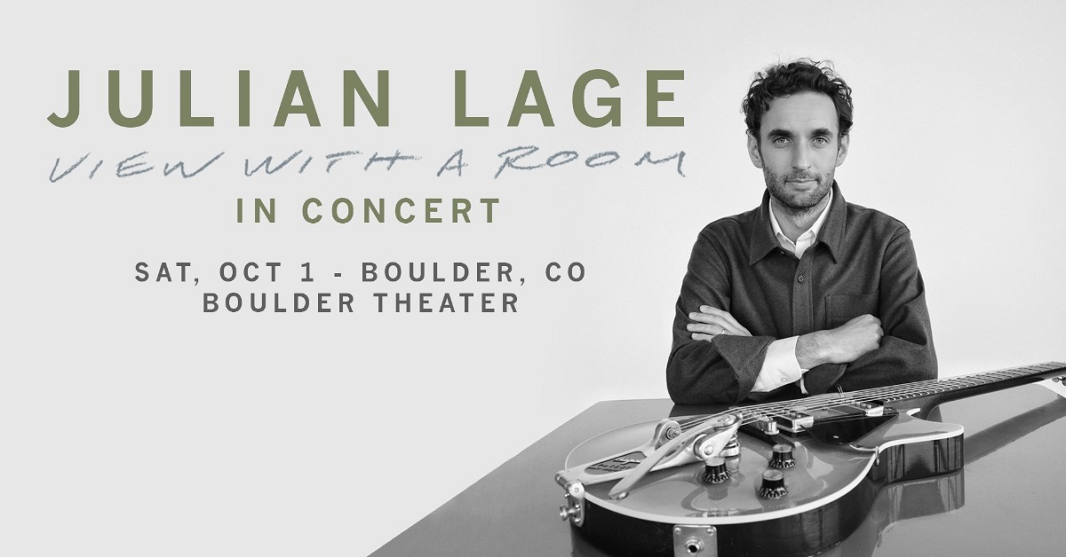 JULIAN LAGE - 10.01.22 - BOULDER THEATER External