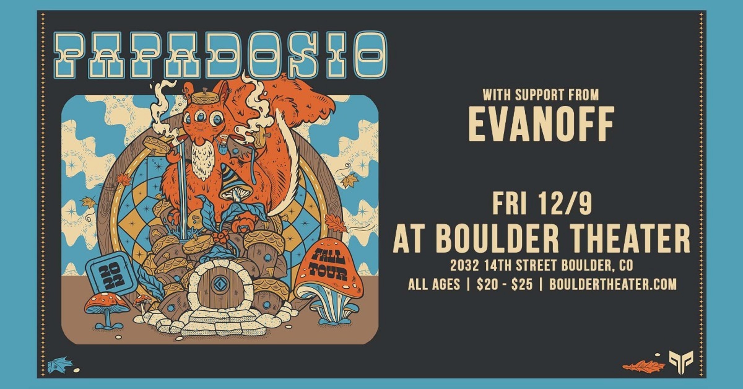 PAPADOSIO - 12.09.22 - BOULDER THEATER External