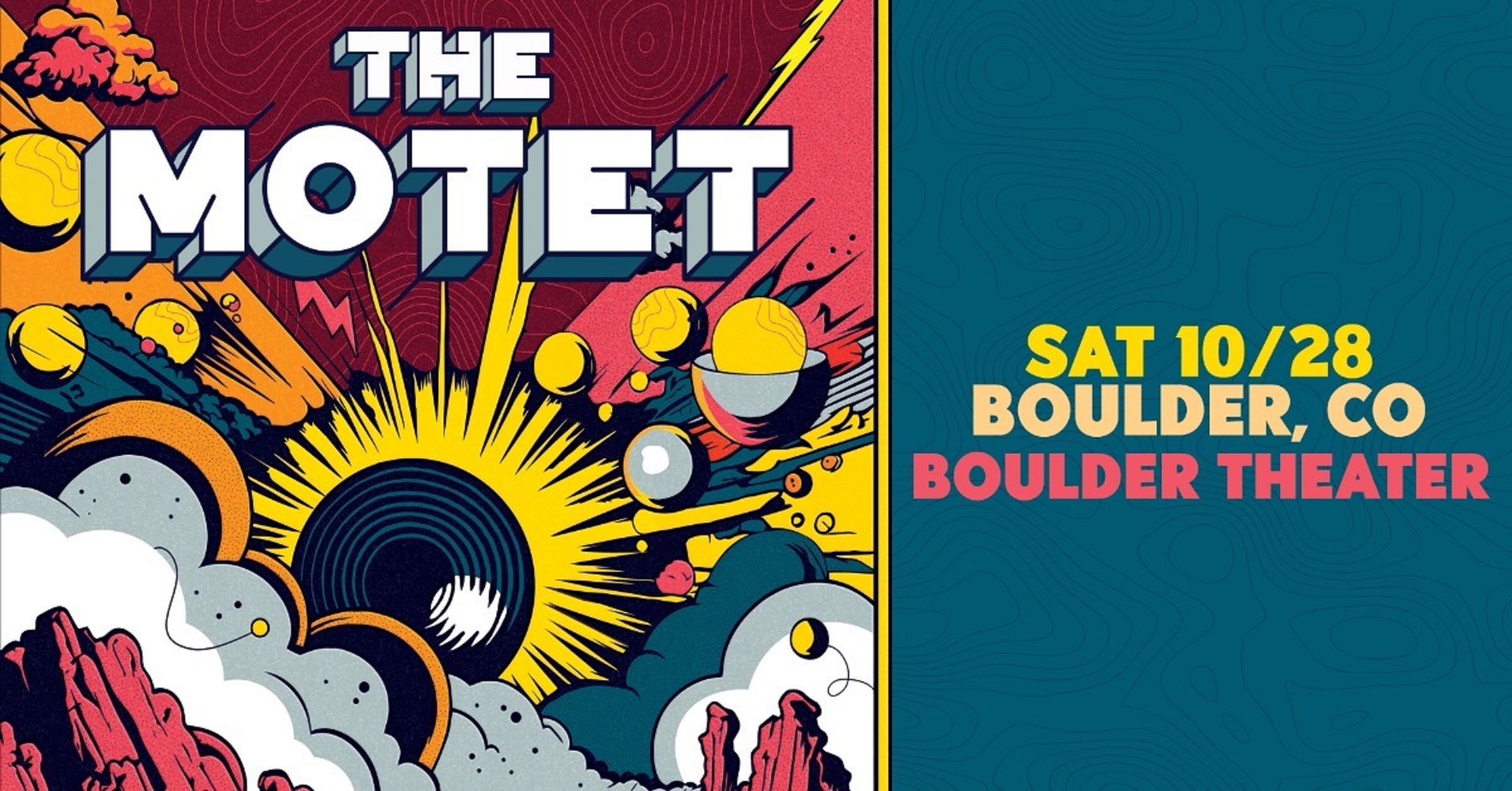 The Motet schedule Boulder Theater show | 10/28/23