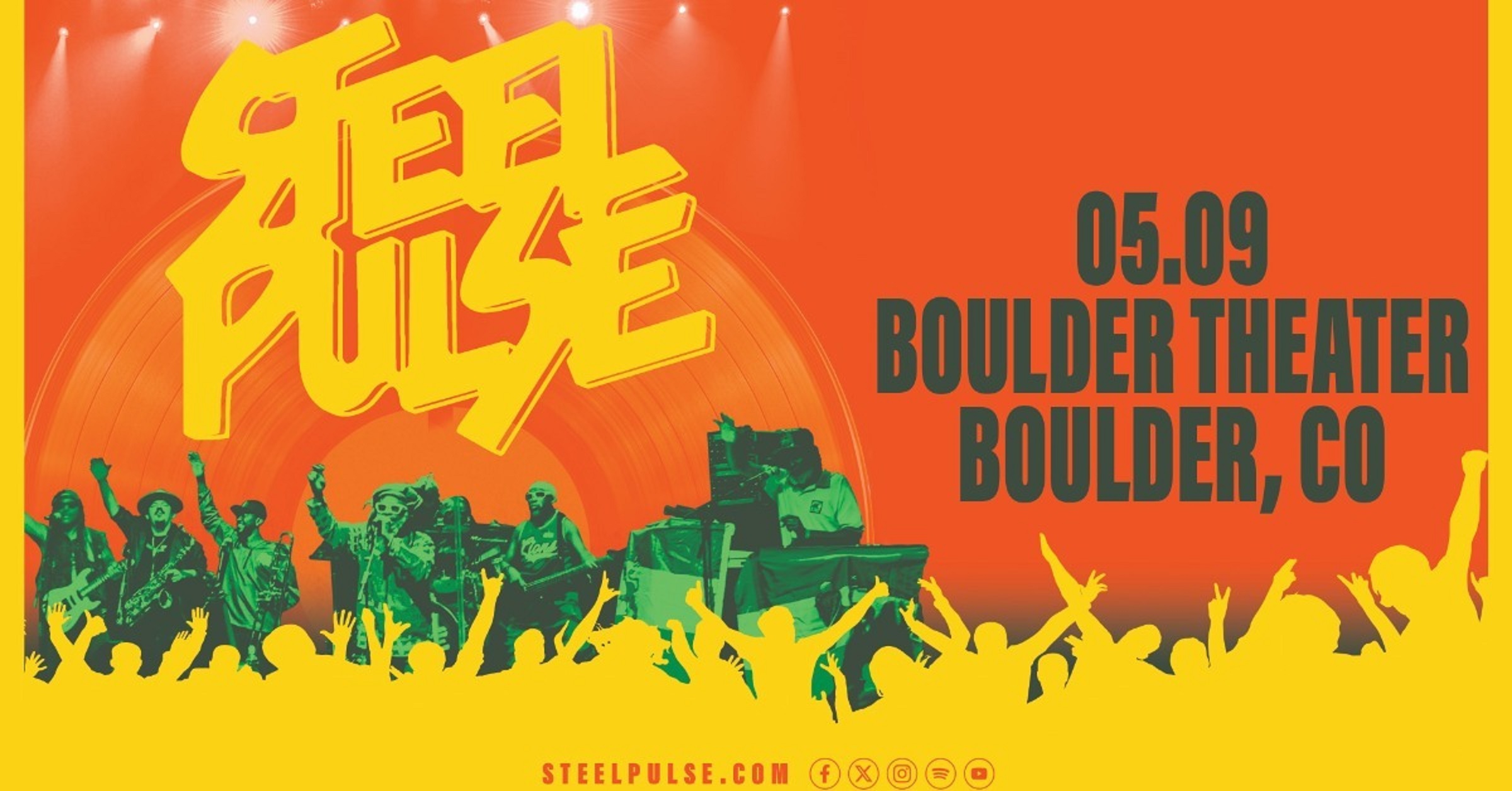 Boulder Theater Presents Steel Pulse | 5/9/2024