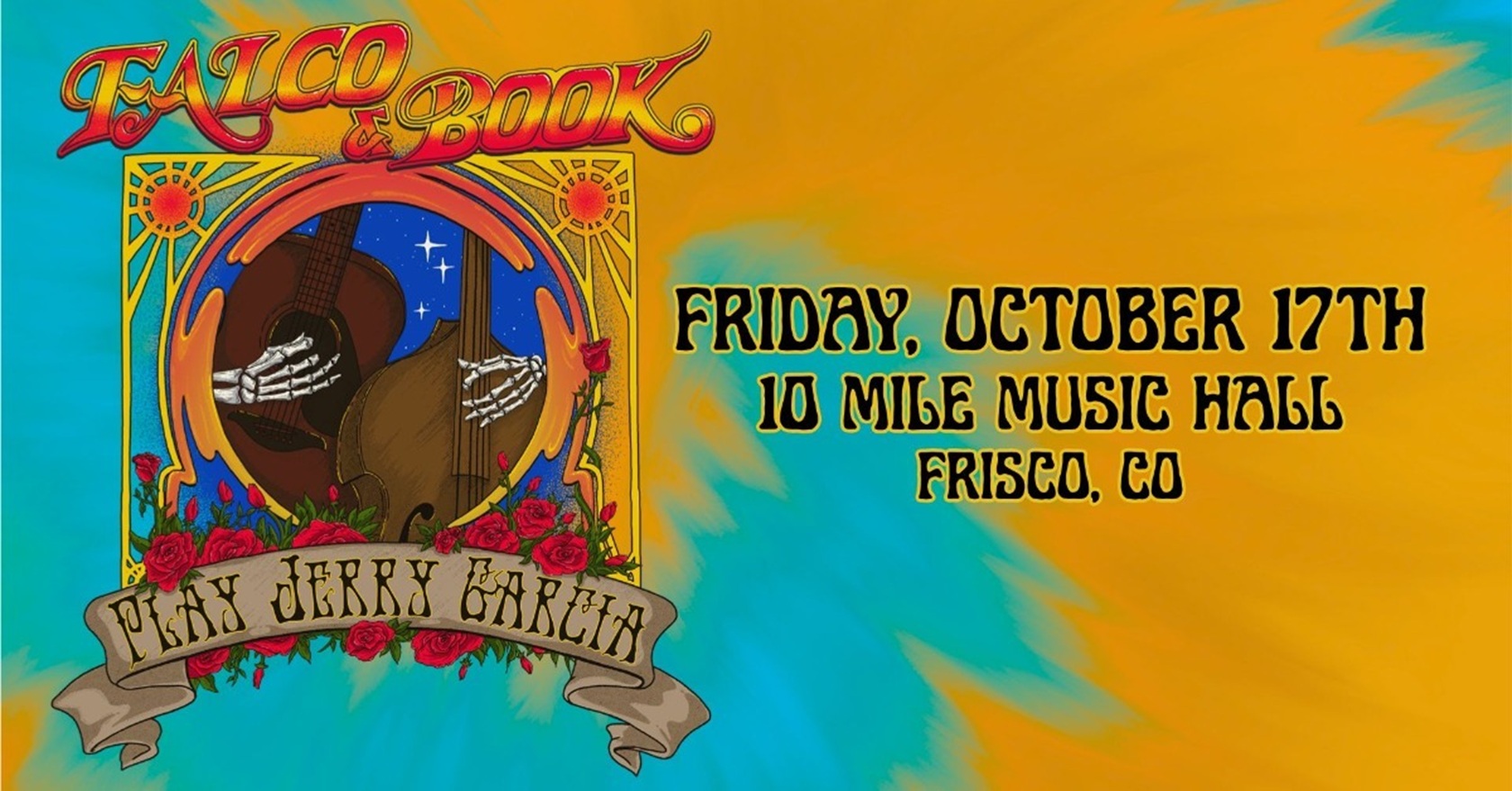  Andy Falco & Travis Book Bring Their Duo Tribute to Jerry Garcia to 10 Mile Music Hall, October 17, 2025