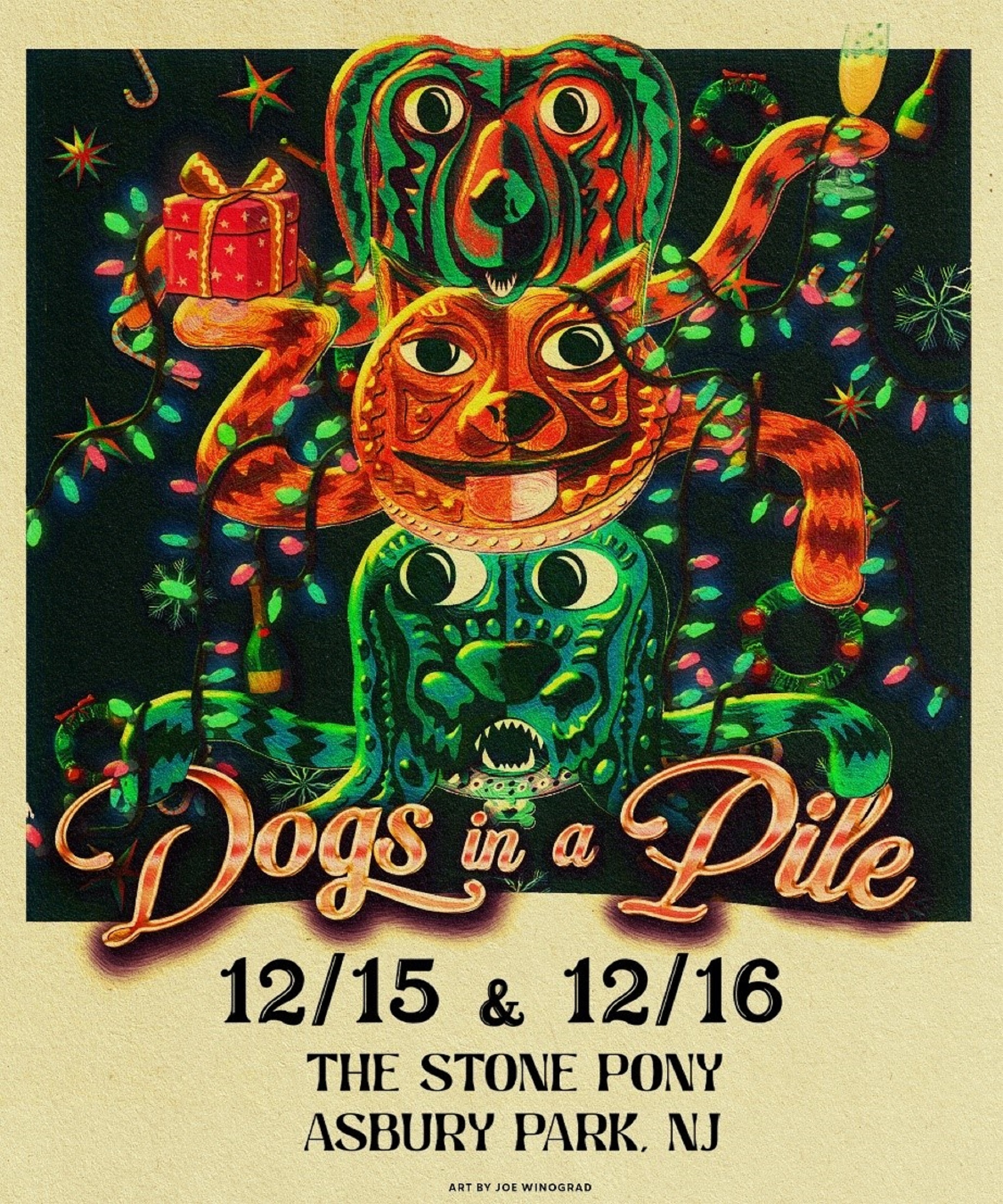DOGS IN A PILE SET TO PLAY LEGENDARY ASBURY PARK VENUE, THE STONE PONY, ON DEC. 15-16
