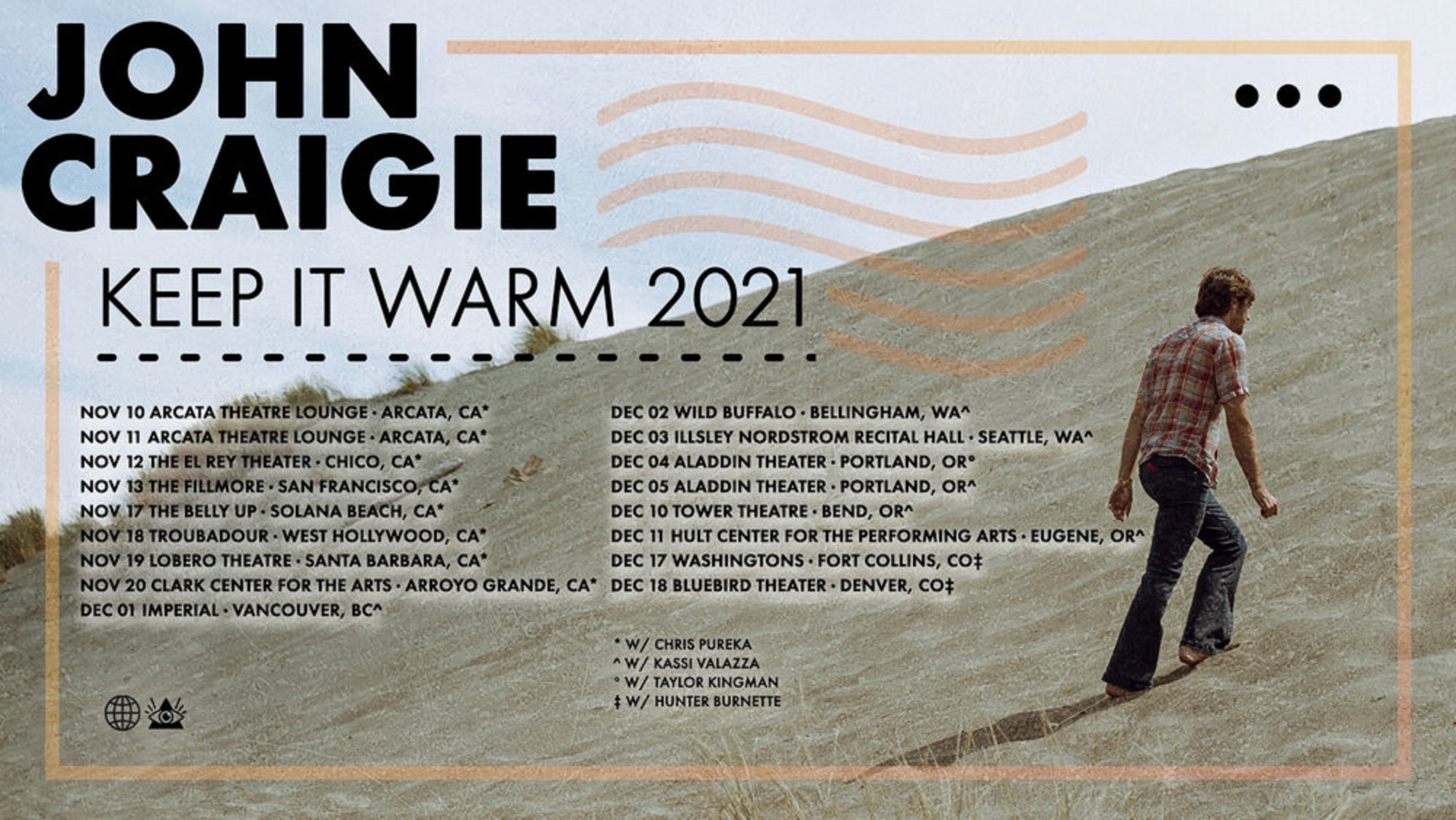 John Craigie Kicks Off #KeepItWarm2021 Tour with New Track "Laurie Rolled Me a J"