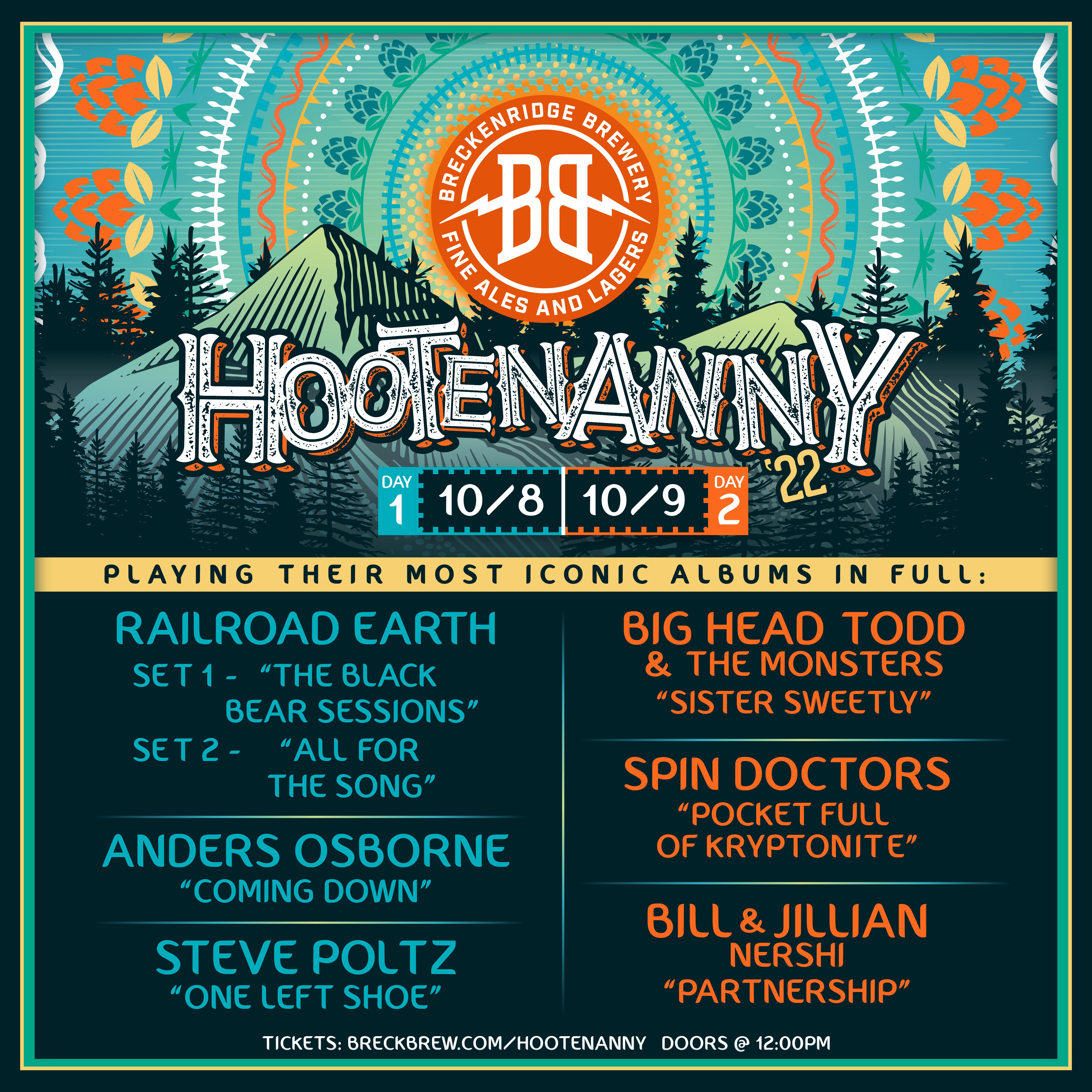 BRECKENRIDGE BREWERY IS SET TO HOST ITS ANNUAL HOOTENANNY FESTIVAL