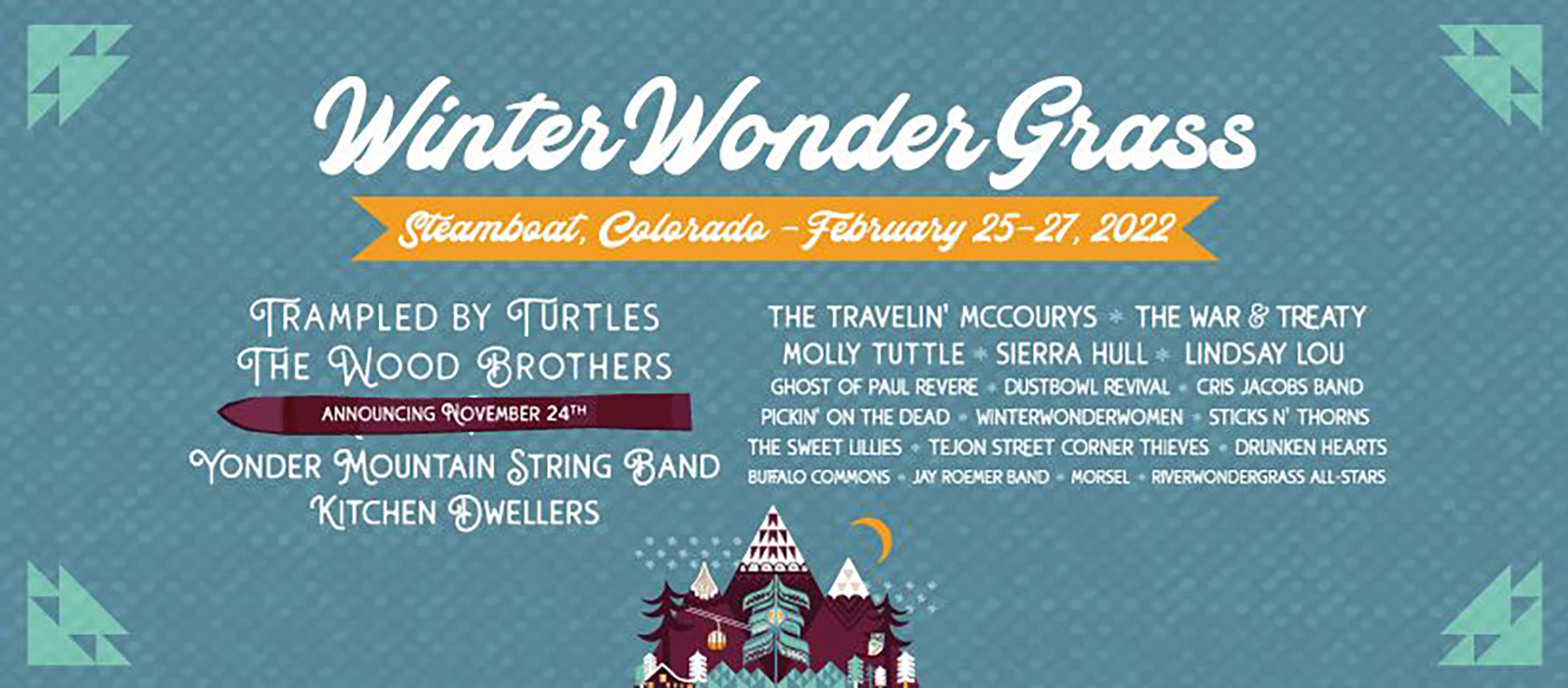 The Wood Brothers will return to WinterWonderGrass CO