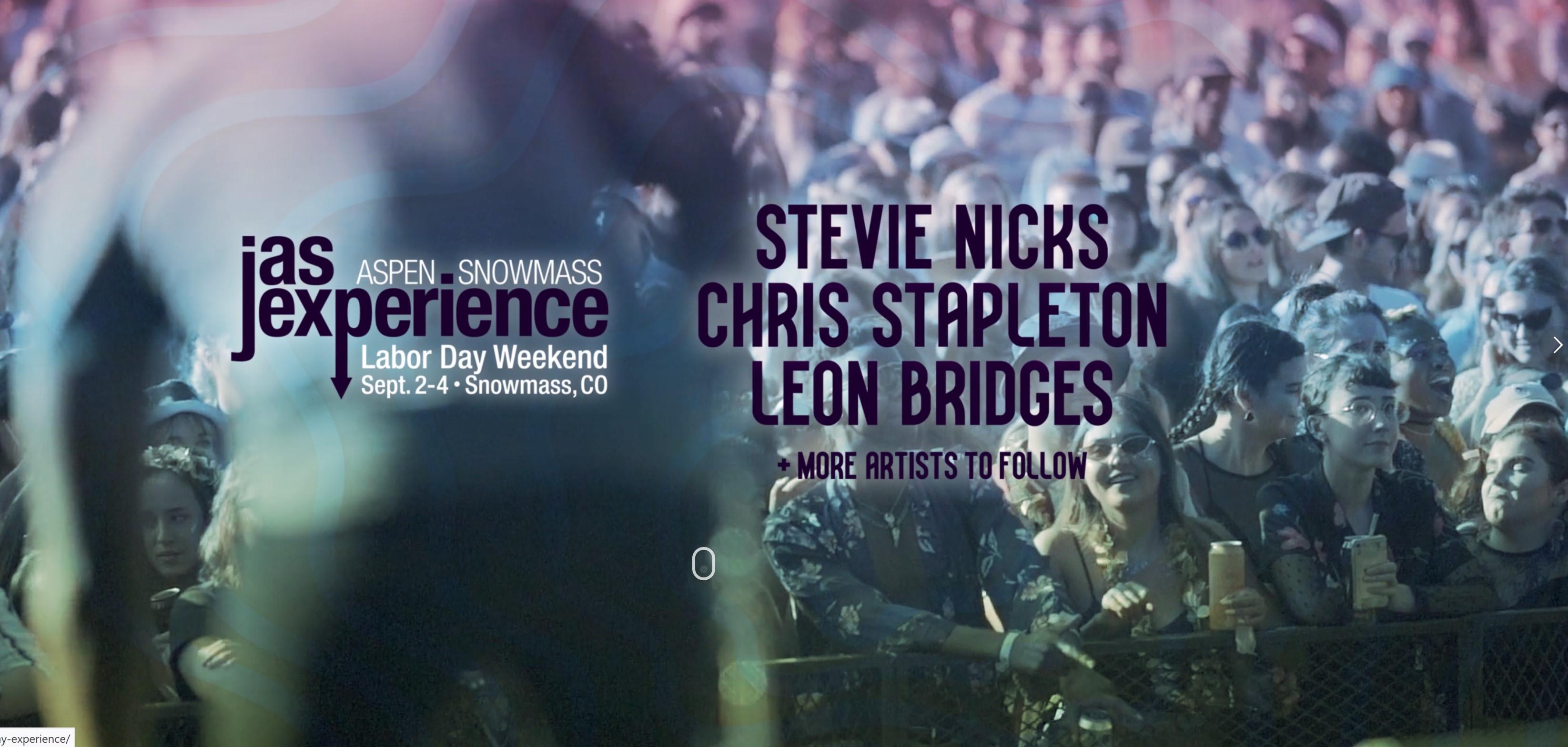 Stevie Nicks, Chris Stapleton & Leon Bridges To Headline Jazz Aspen Snowmass