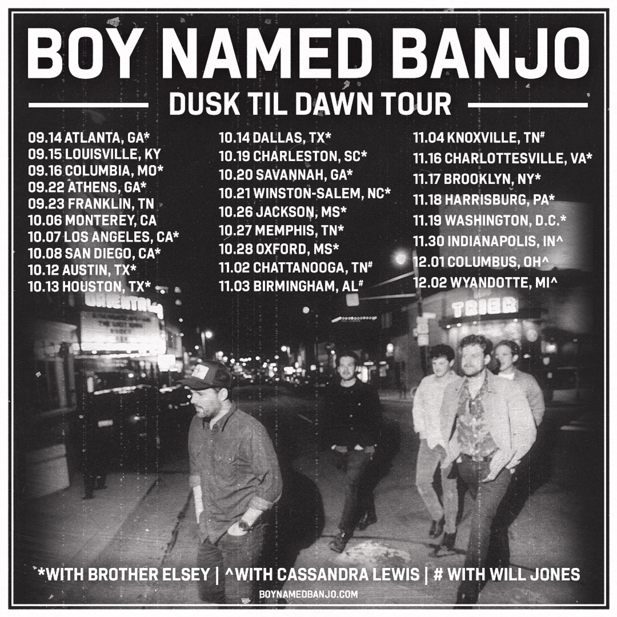 Boy Named Banjo Announces Dusk Til Dawn Tour