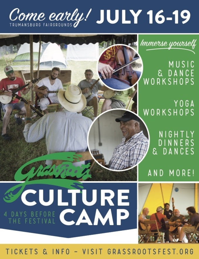 Finger Lakes GrassRoots Culture Camp Schedule Announced! Music, Workshops & More