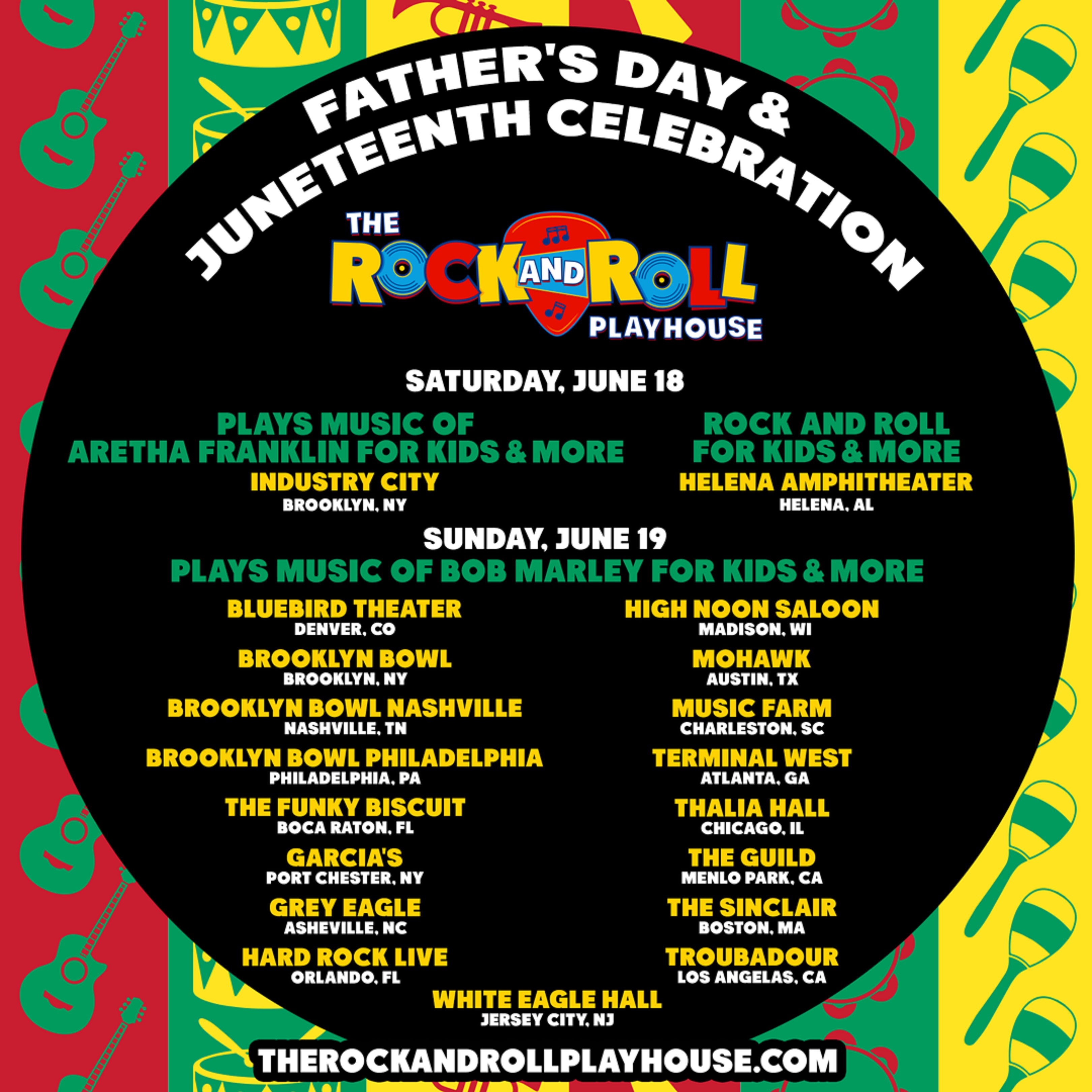 Celebrate Father’s Day & Juneteenth w/ Music Of Bob Marley For Kids