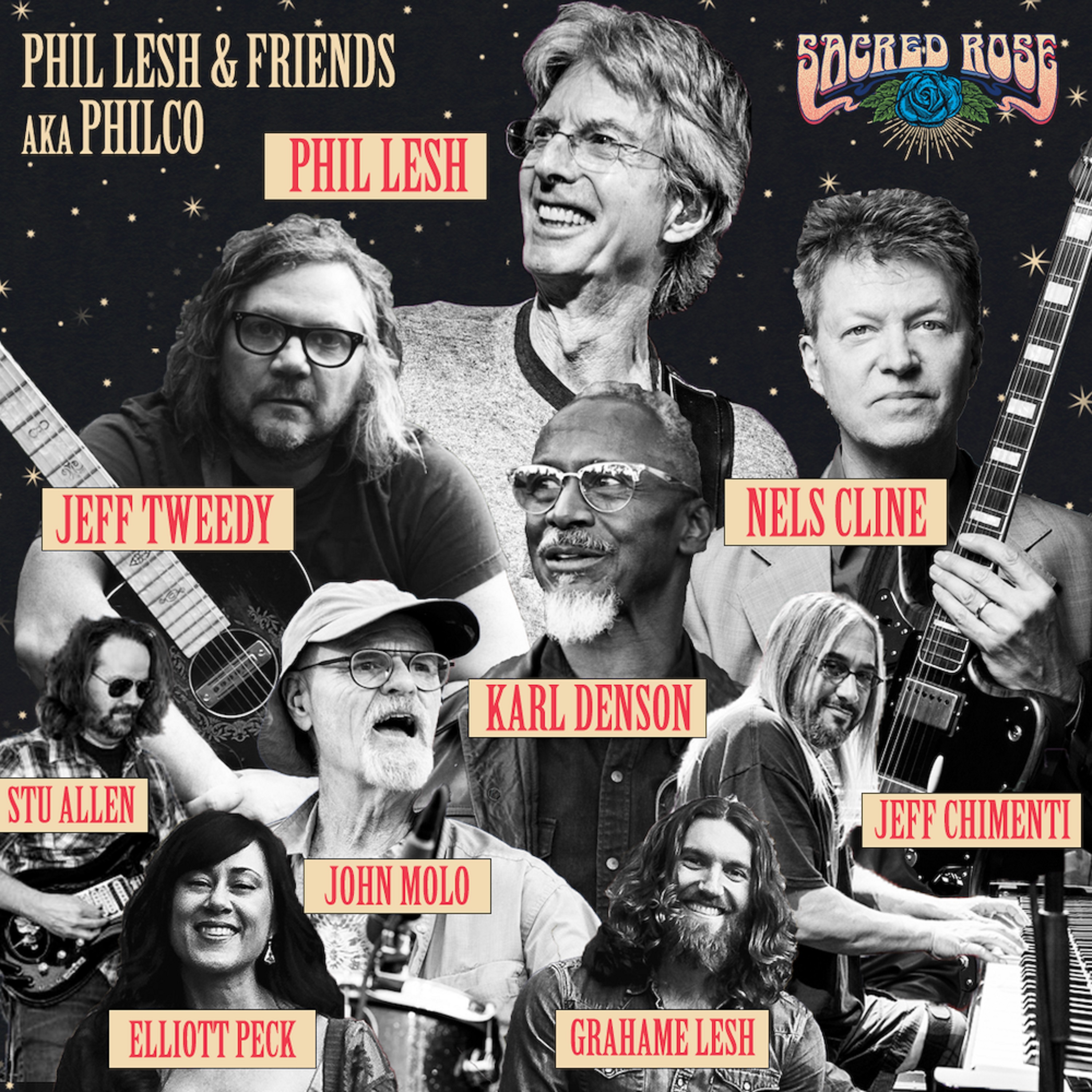Phil Lesh & Wilco to debut ‘PHILCO’ at SACRED ROSE Festival in Chicago on Friday, August 26