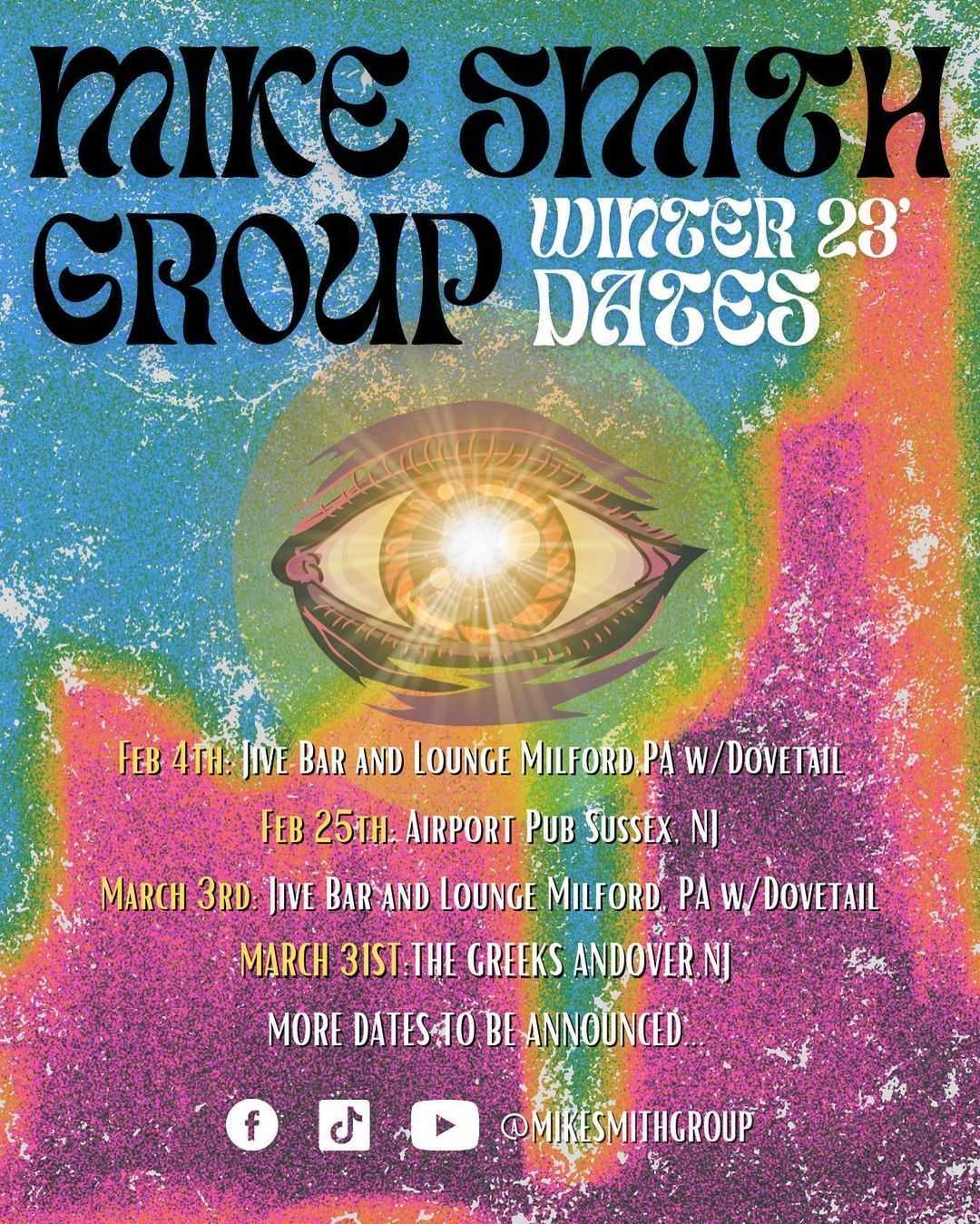 Mike Smith Group's 2023 Winter Tour Dates
