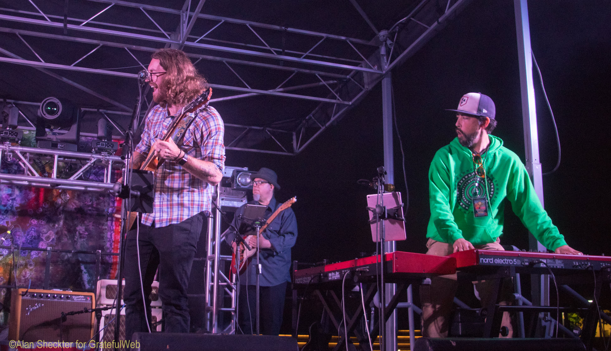 Grahame Lesh, David Simon-Baker and Jackie Greene