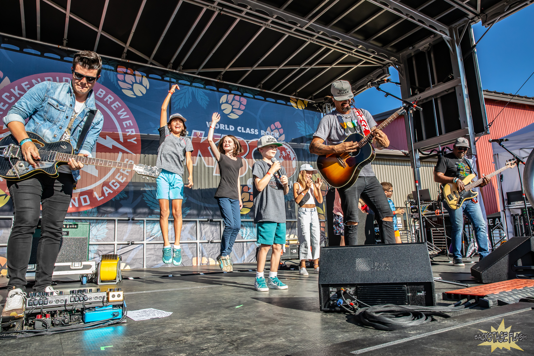 Michael Franti with friends of all ages | Breckenridge Brewery