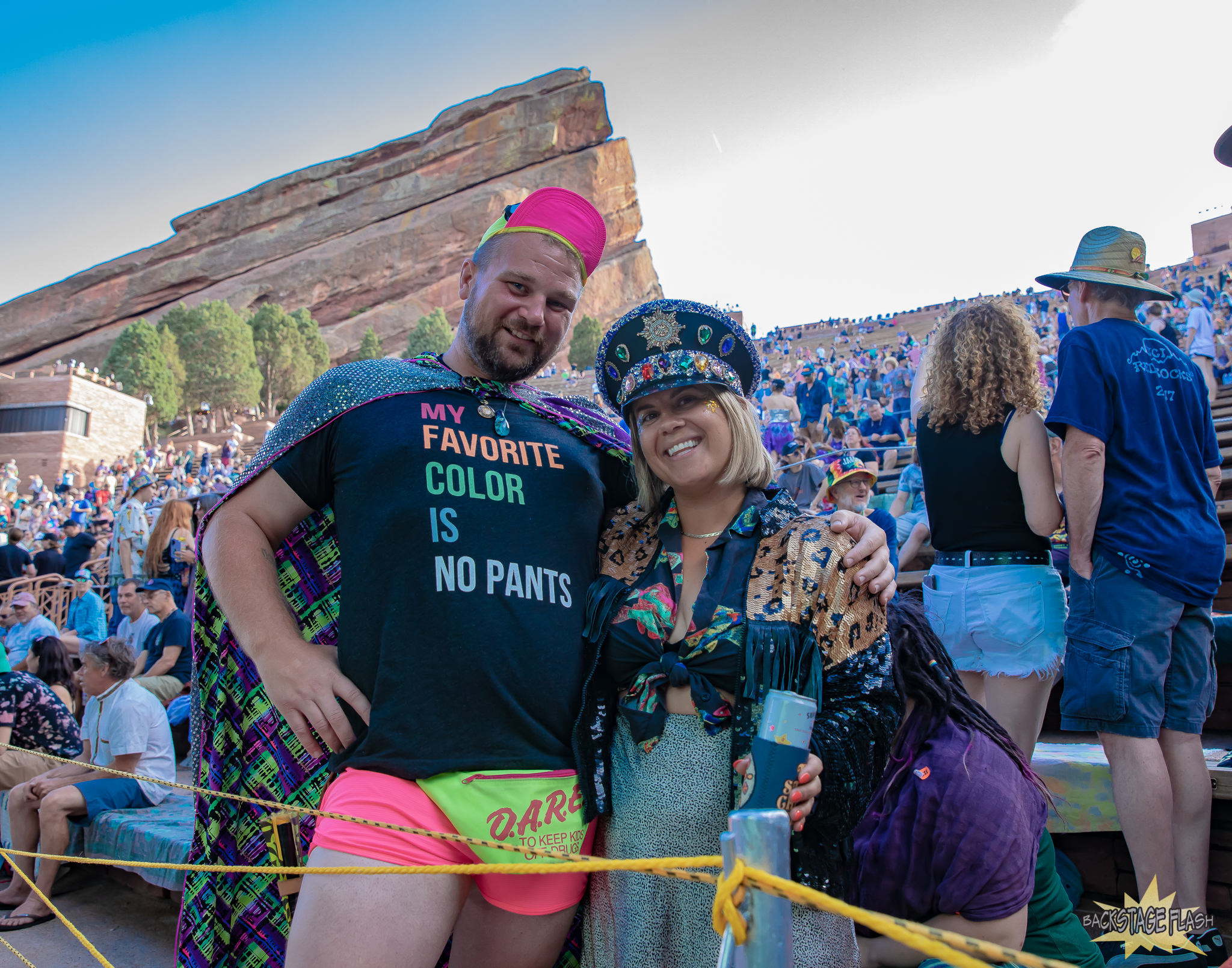 Salmon and Cheese fans at Red Rocks Amphitheatre