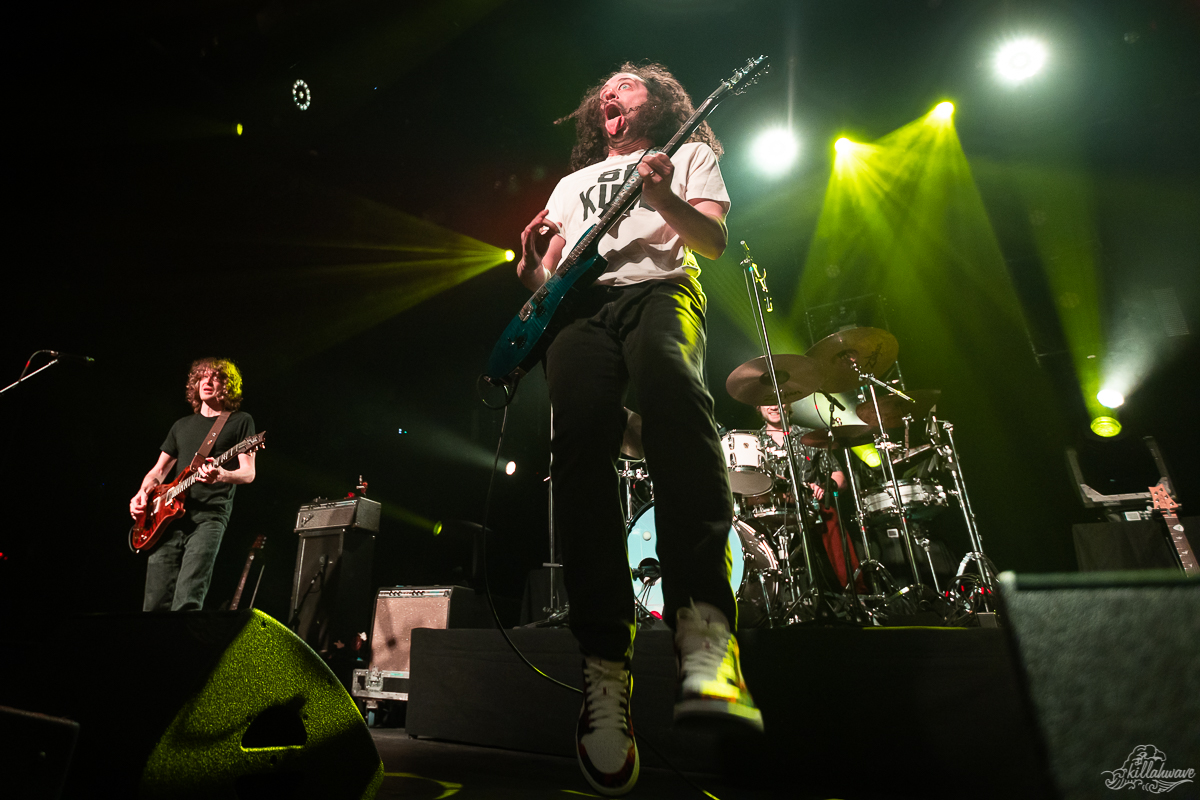 Guitarist Greg Ormont bounced around on stage | Pigeons Playing Ping Pong