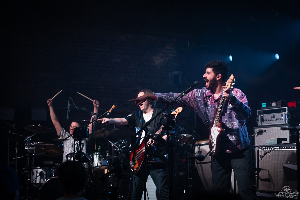 Eggy got excited when a fan awknowledged finding the hat the band hid | Brooklyn Bowl