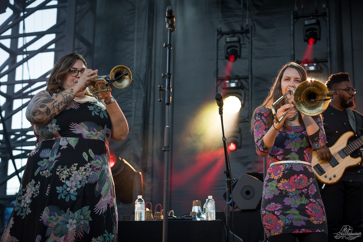 Jennifer Hartswick (left) will sit in with The Nth Power