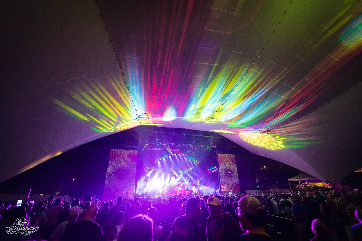 Andrew Goedde and his team's sensational lighting displays | Peach Music Festival