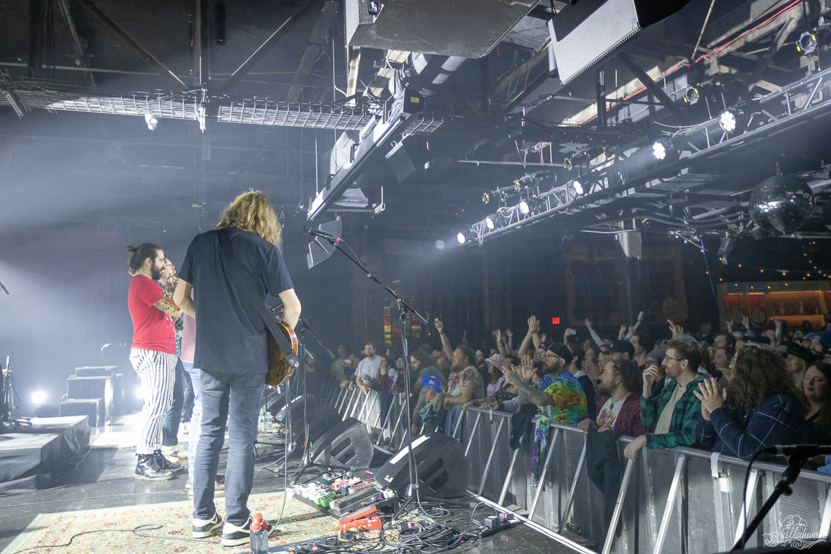 A subset of the Operators joined Pigeons during the first set | Brooklyn Bowl Philly