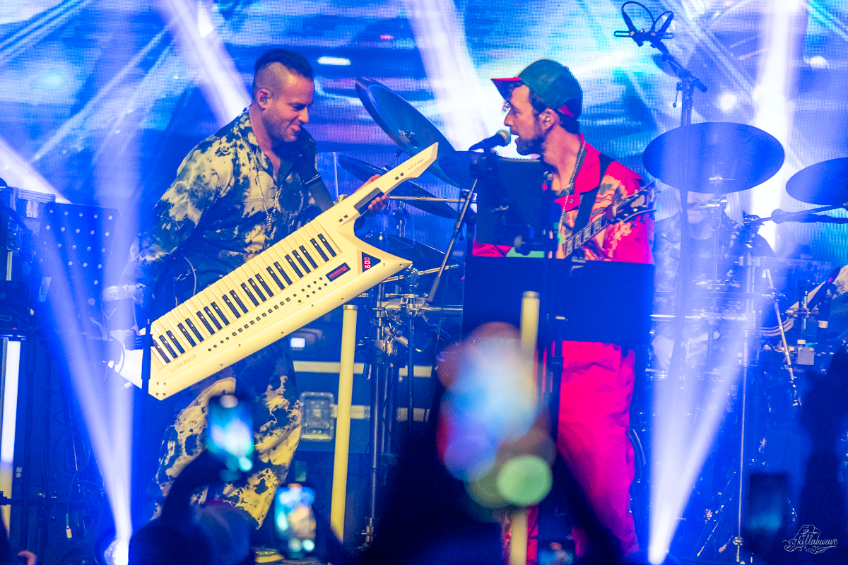 Aron Magner on the keytar and Cloudchord | Webster Hall