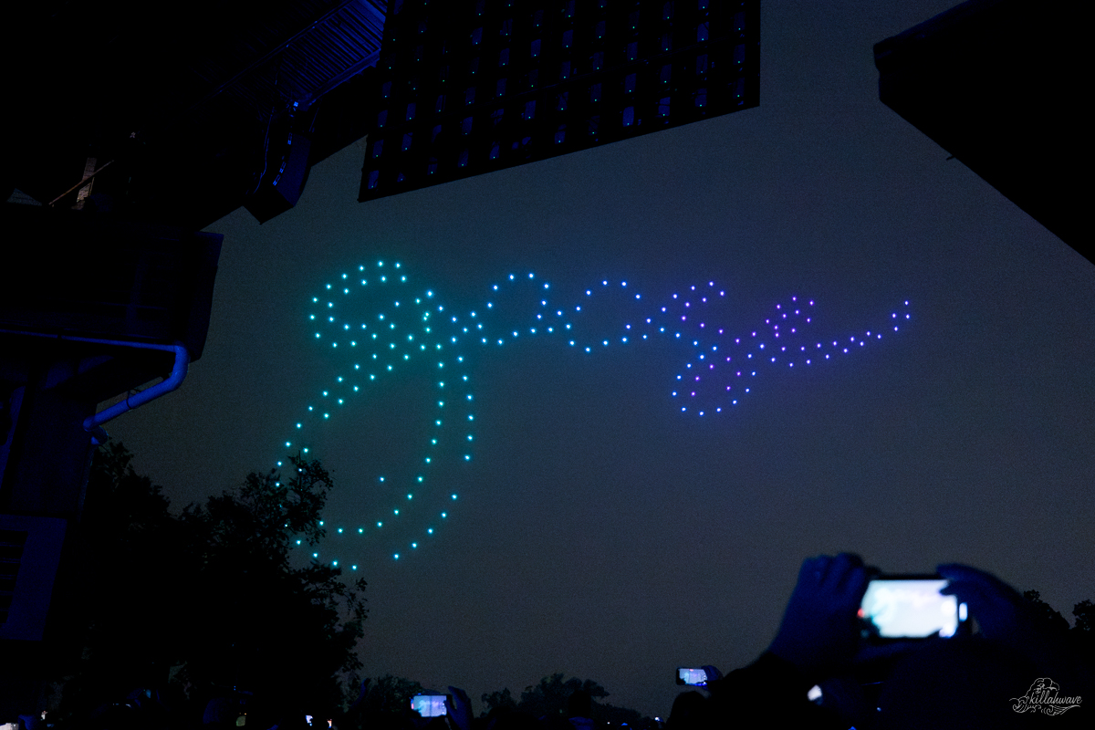 Goose used drones to display their logo | All Good Now