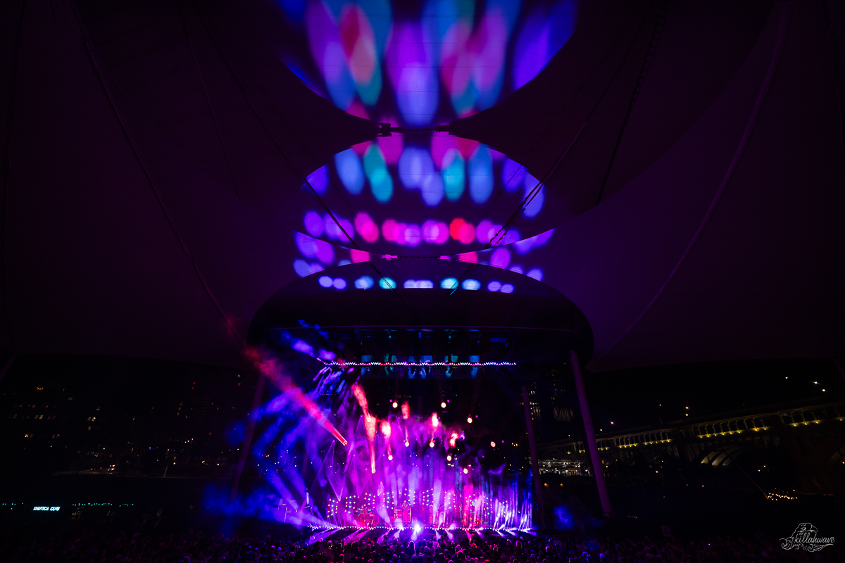 Goose lights by Lighting Director Andrew Goedde | Jacobs Pavilion