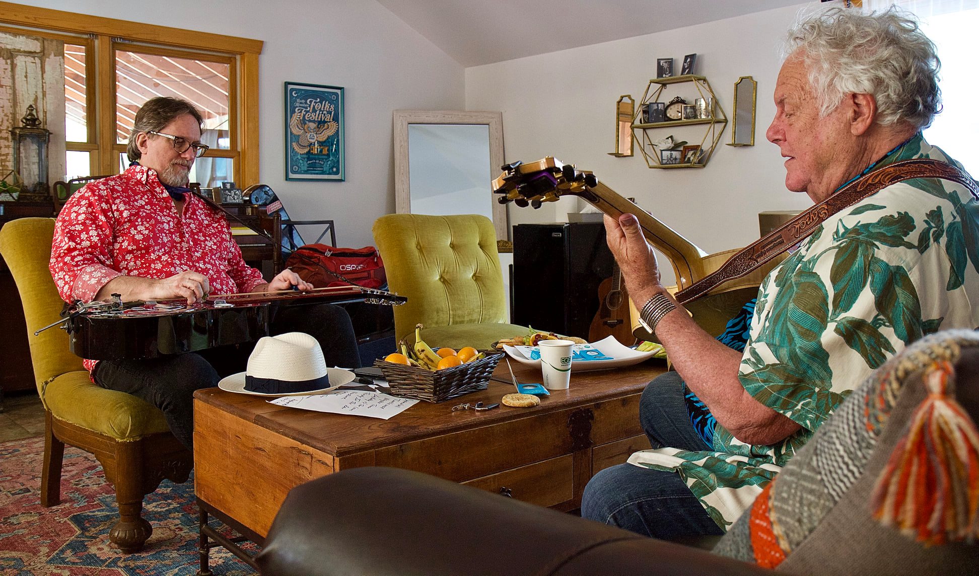 Jerry Douglas & Peter Rowan - photos by Jake Cudek