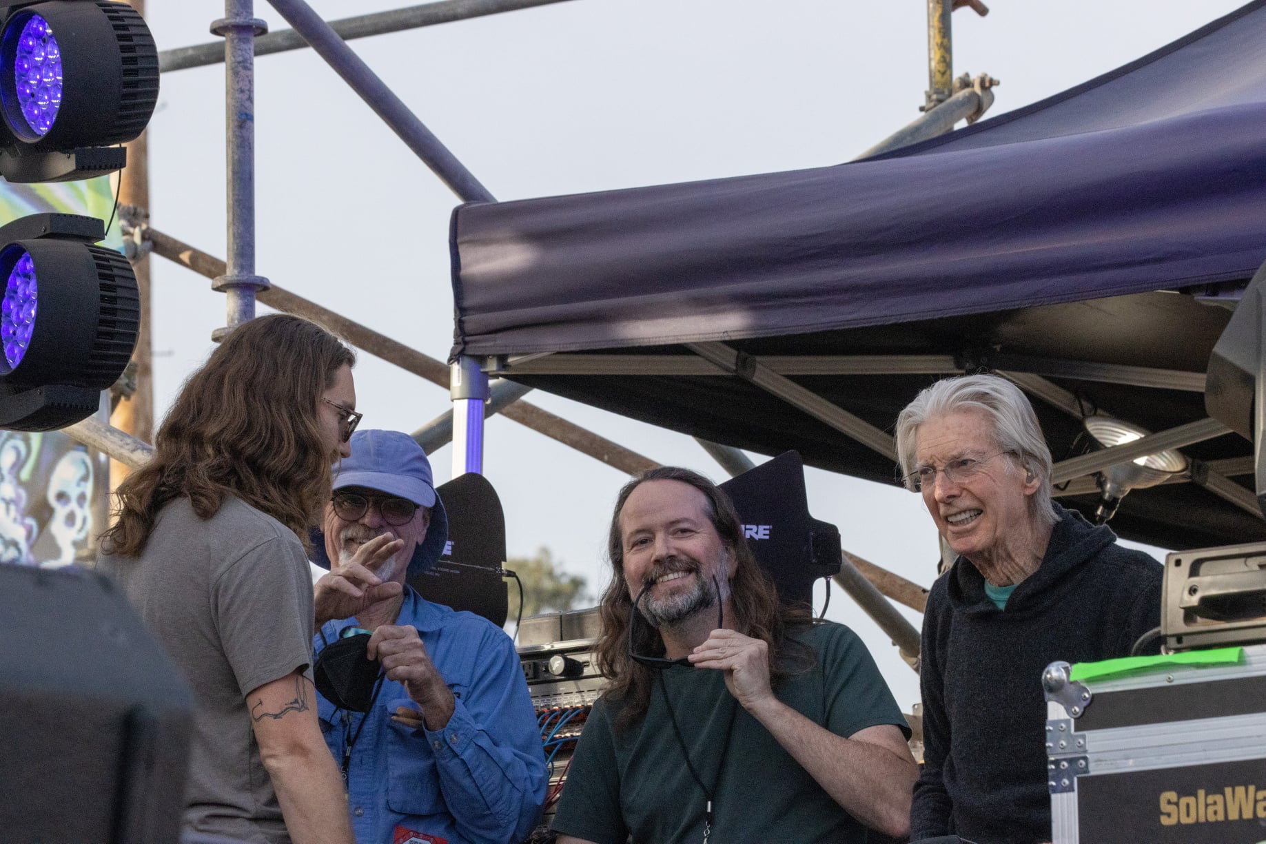 Phil Lesh & Friends about to take the stage