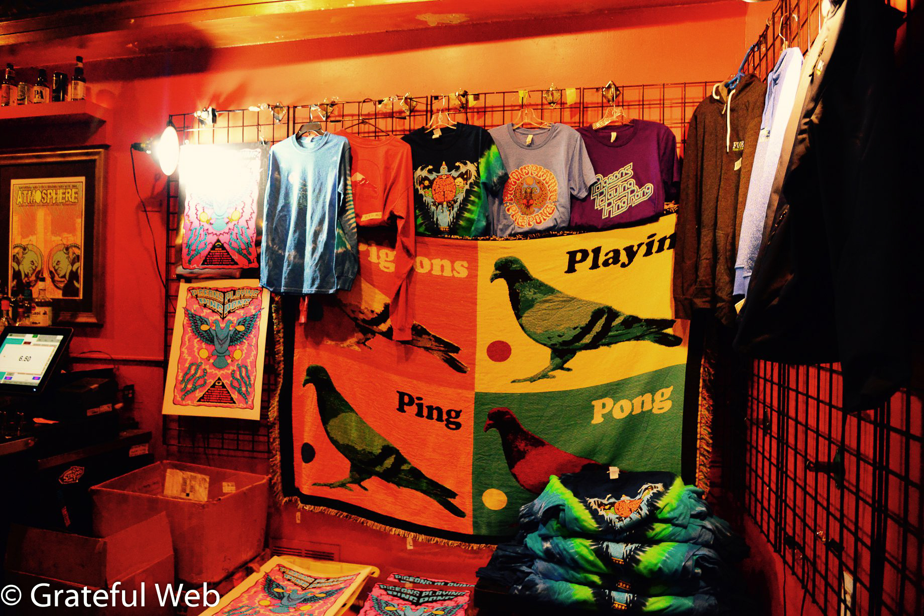 Pigeons merchandise @ The Ogden Theatre | Denver, CO