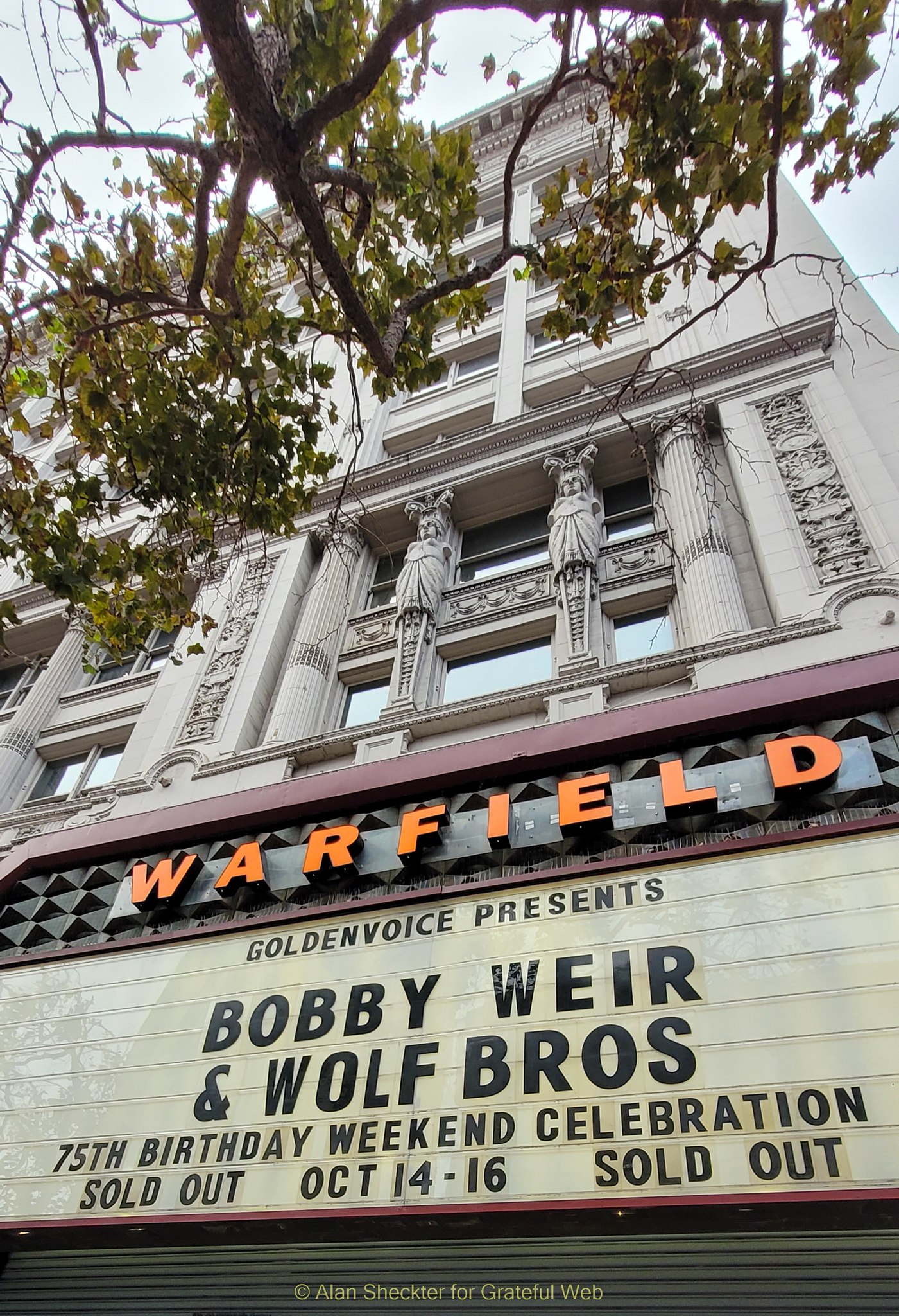 Bobby's 75th birthday celebration @ The Warfield