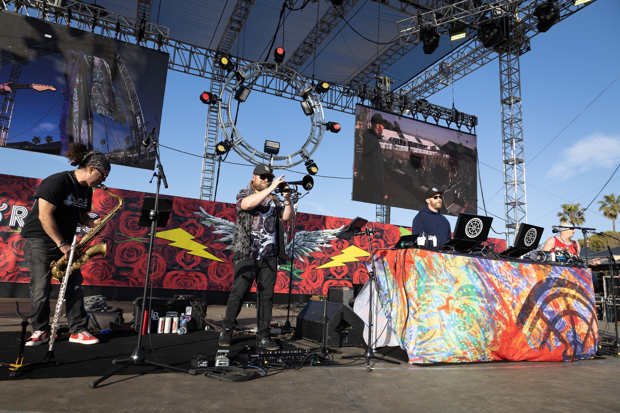 BoomBox & the BackBeat Brass | Skull & Roses Festival | Ventura, CA