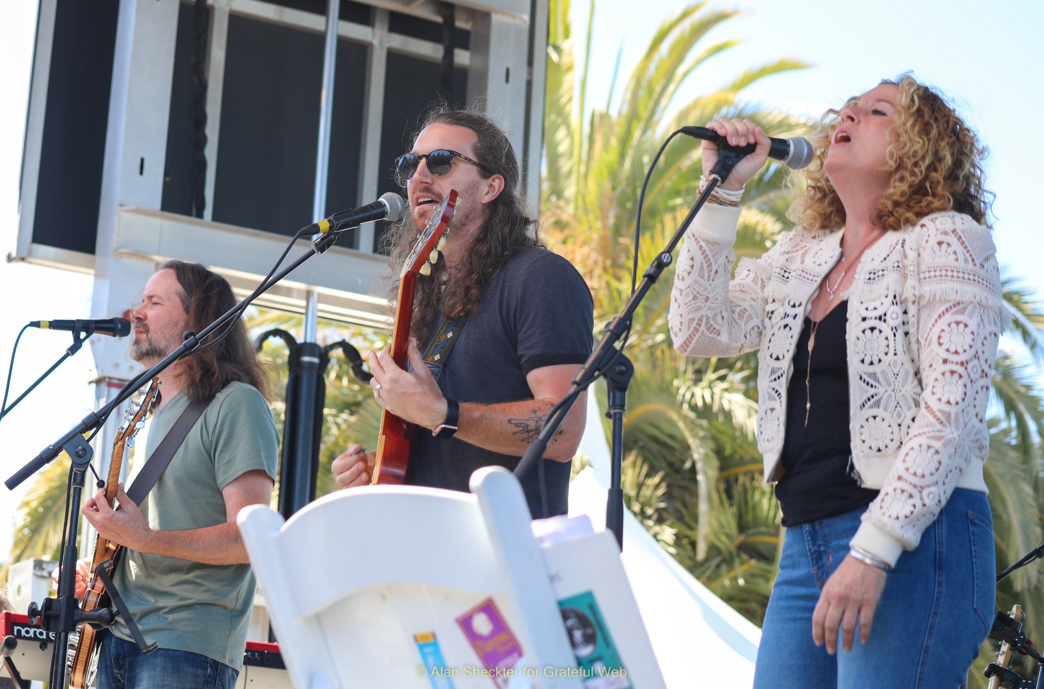 Stu Allen, Grahame Lesh, and Amy Helm